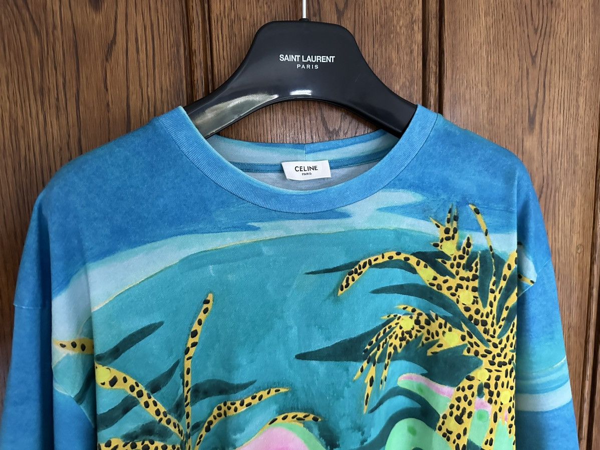Celine SS21 $490 🤑 Celine Tyson Reeder T shirt Hedi Slimane Size US M / EU 48-50 / 2 - 18 Thumbnail