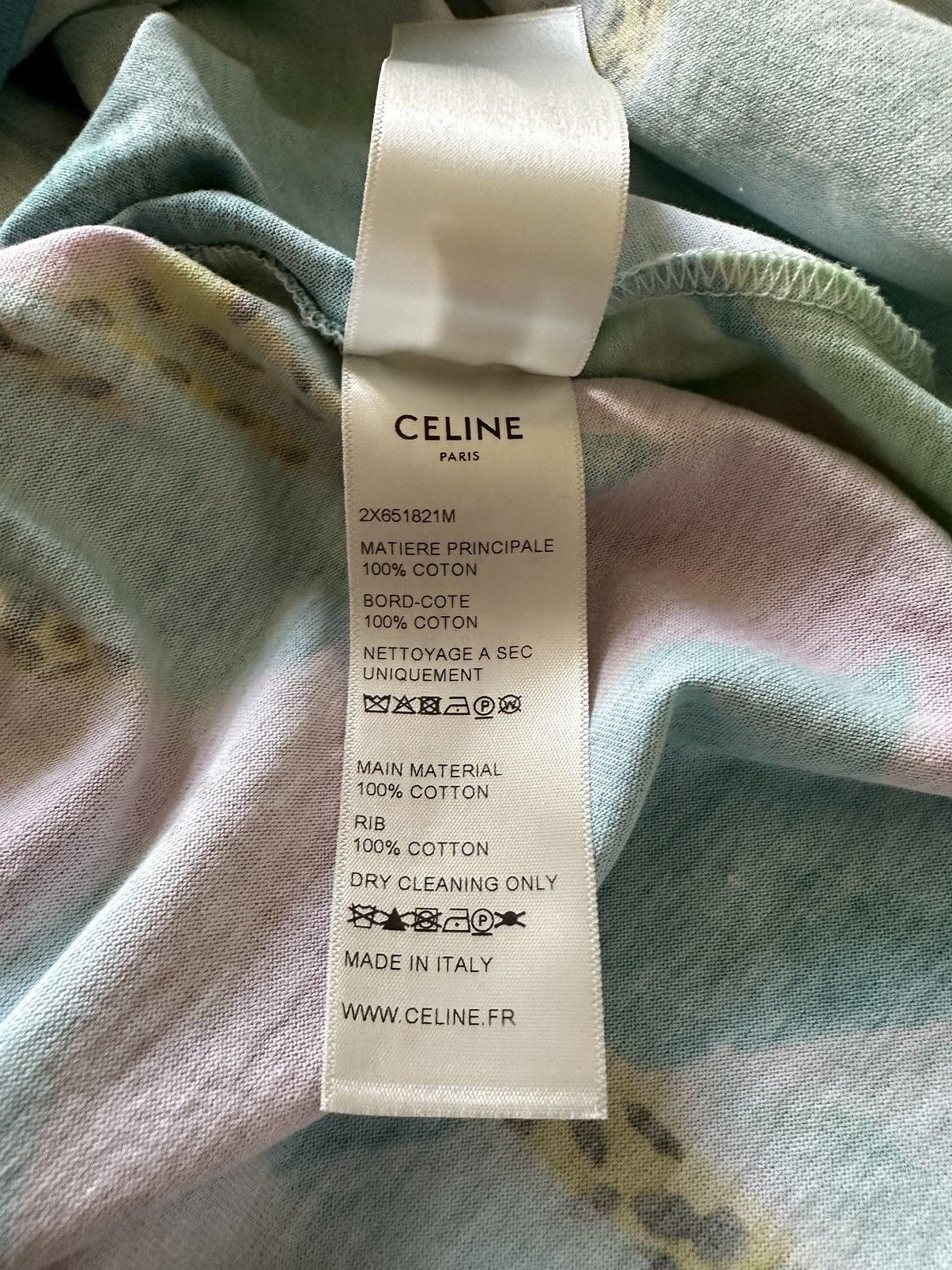 Celine SS21 $490 🤑 Celine Tyson Reeder T shirt Hedi Slimane Size US M / EU 48-50 / 2 - 14 Thumbnail