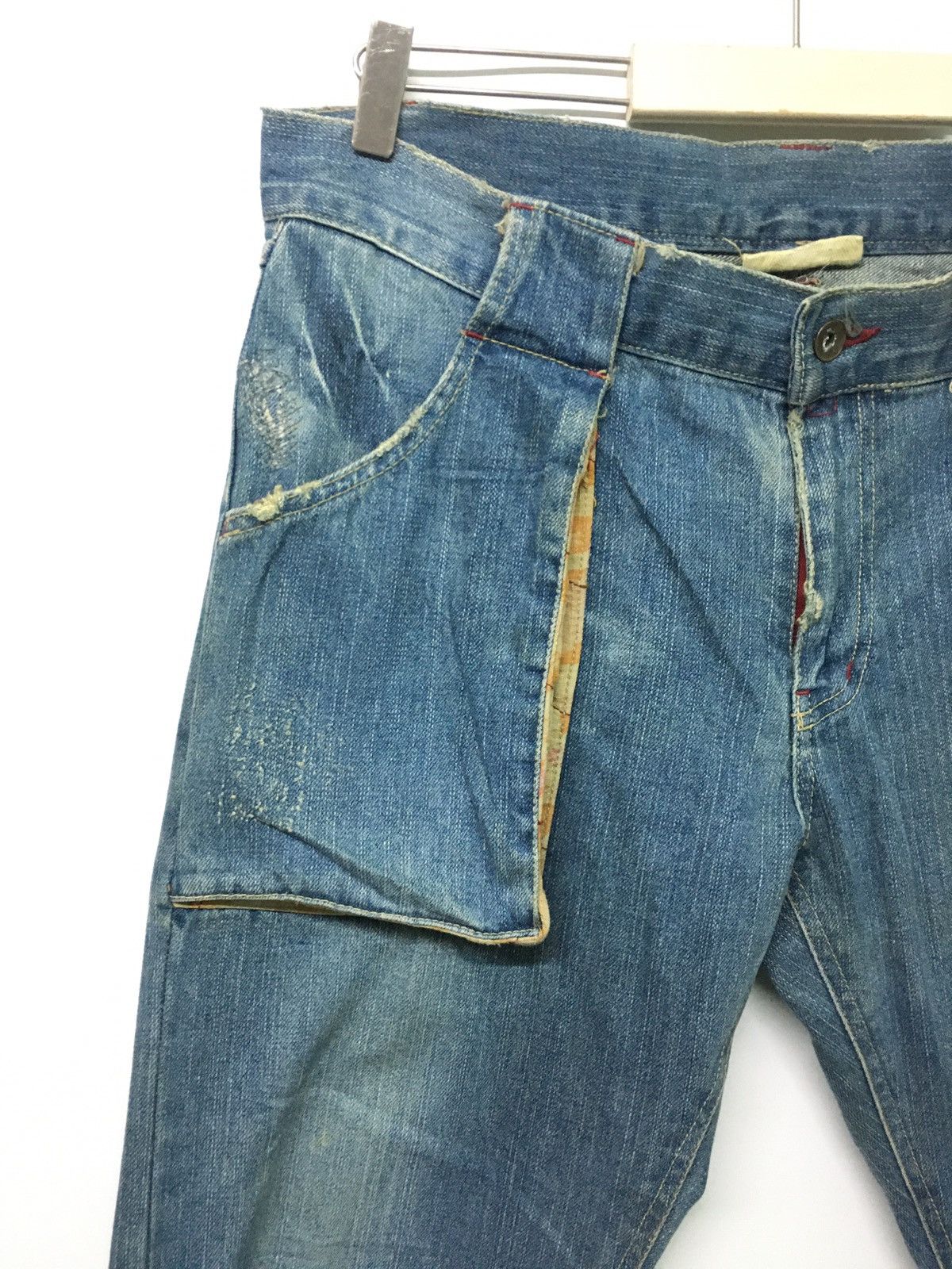 Japanese Brand Japaneses Brand Gimmi Wangincale Bush Pants Flare Jeans Size US 35 - 4 Thumbnail