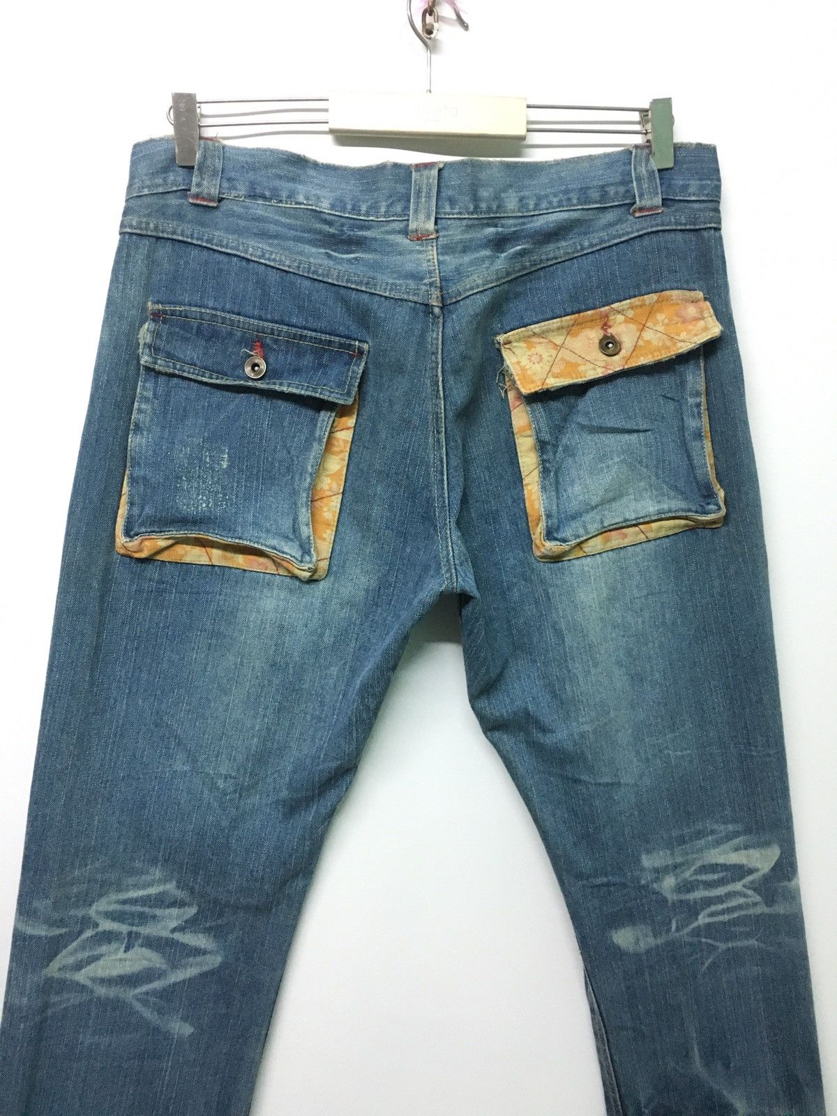 Japanese Brand Japaneses Brand Gimmi Wangincale Bush Pants Flare Jeans Size US 35 - 10 Thumbnail