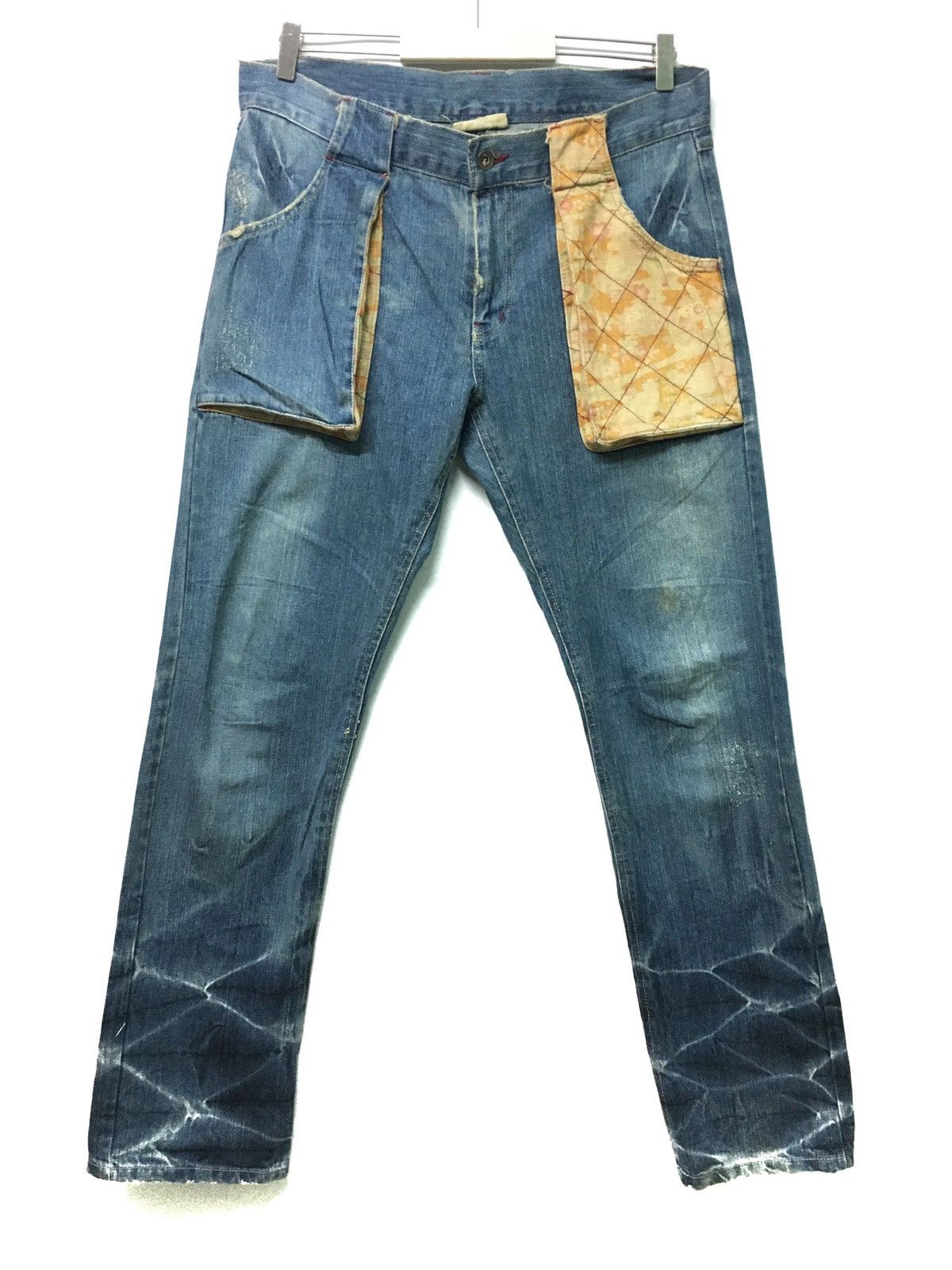 Japanese Brand Japaneses Brand Gimmi Wangincale Bush Pants Flare Jeans Size US 35 - 1 Thumbnail