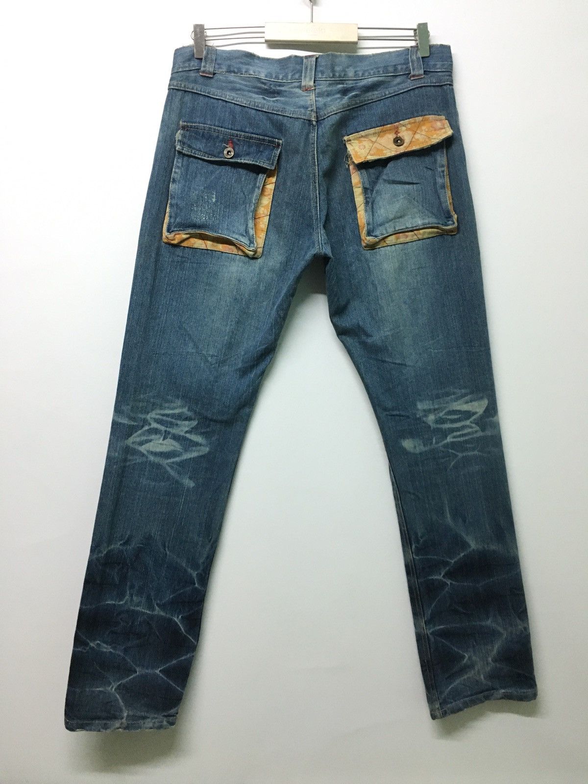 Japanese Brand Japaneses Brand Gimmi Wangincale Bush Pants Flare Jeans Size US 35 - 9 Thumbnail