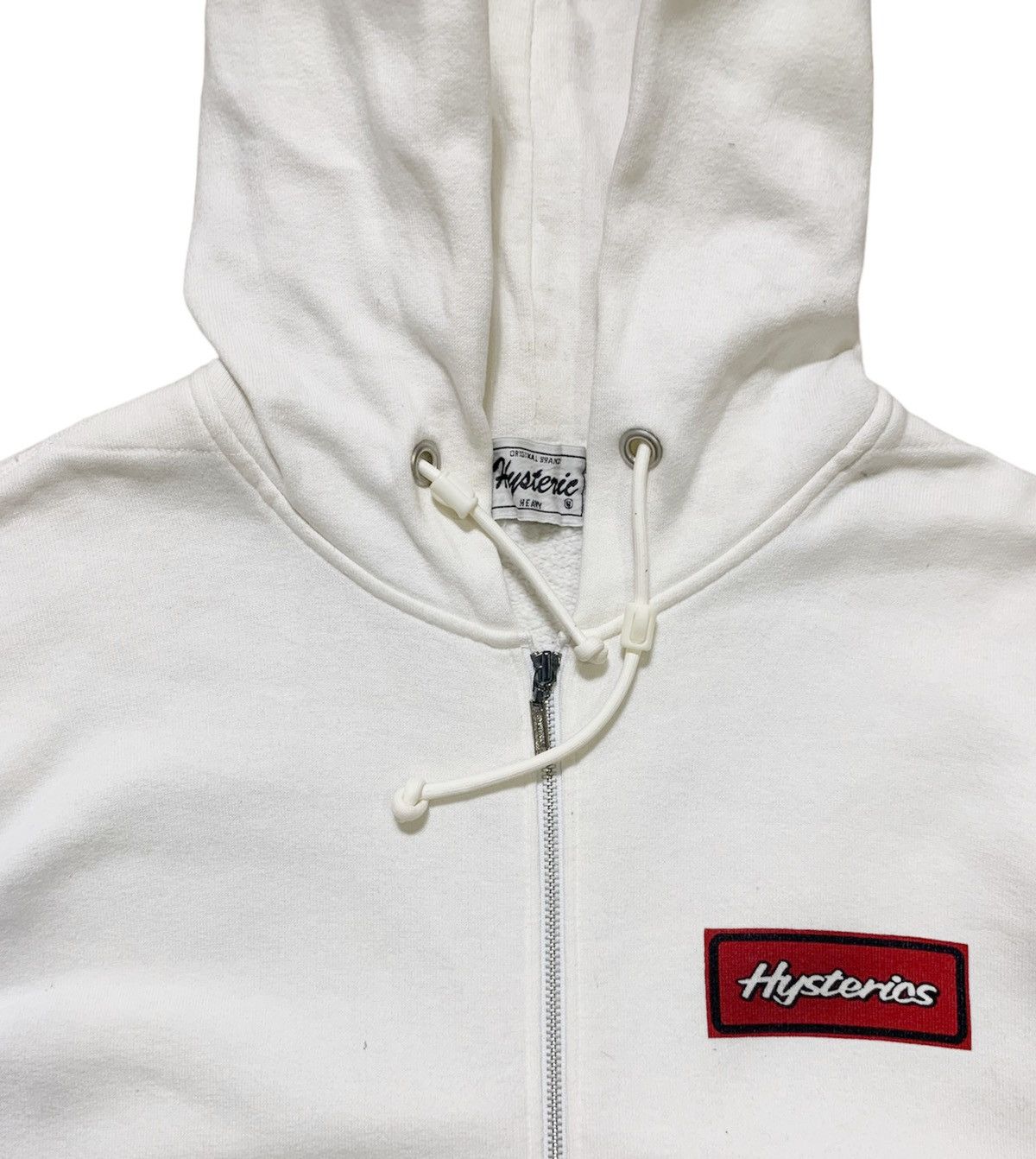 Hysteric Glamour Rare Vintage Hysteric Glamour Heavy Box Logo Hoodie Zipper Size US M / EU 48-50 / 2 - 3 Thumbnail