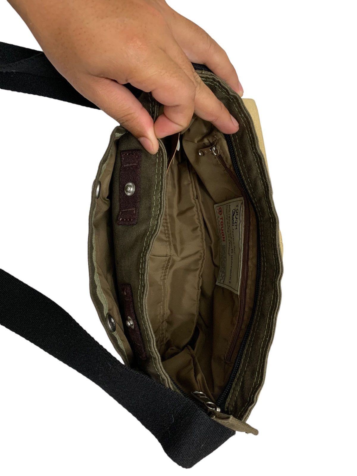 If Six Was Nine 🇯🇵 Japanese Brand Tough Jeansmith Military Crossbody Bag Size ONE SIZE - 6 Thumbnail