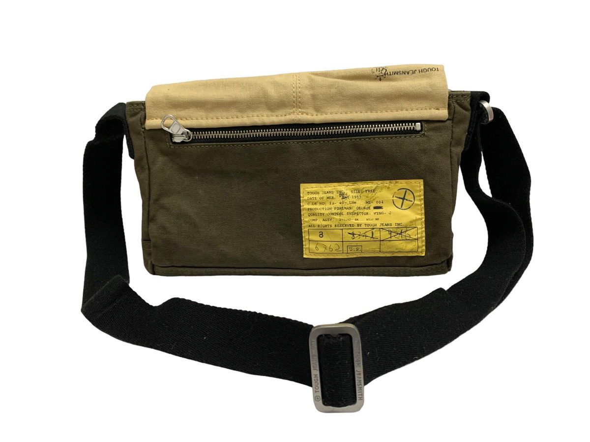 If Six Was Nine 🇯🇵 Japanese Brand Tough Jeansmith Military Crossbody Bag Size ONE SIZE - 3 Thumbnail