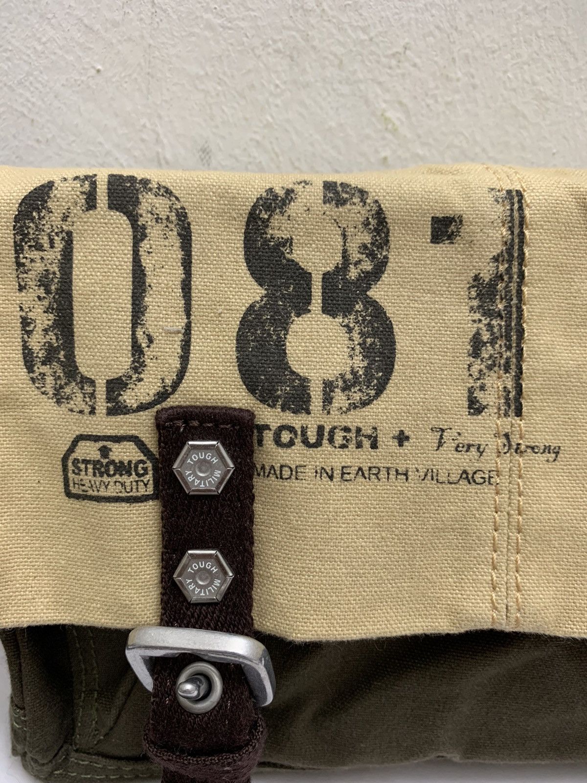 If Six Was Nine 🇯🇵 Japanese Brand Tough Jeansmith Military Crossbody Bag Size ONE SIZE - 4 Thumbnail