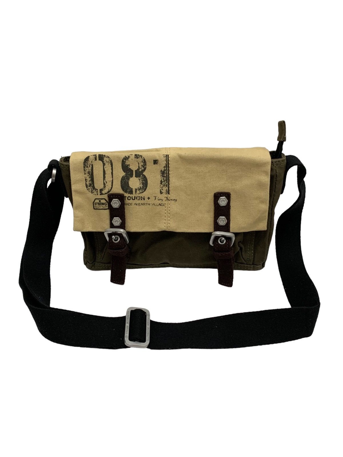 image of If Six Was Nine x Military Tough Jeansmith Military Crossbody Bag in Green, Men's