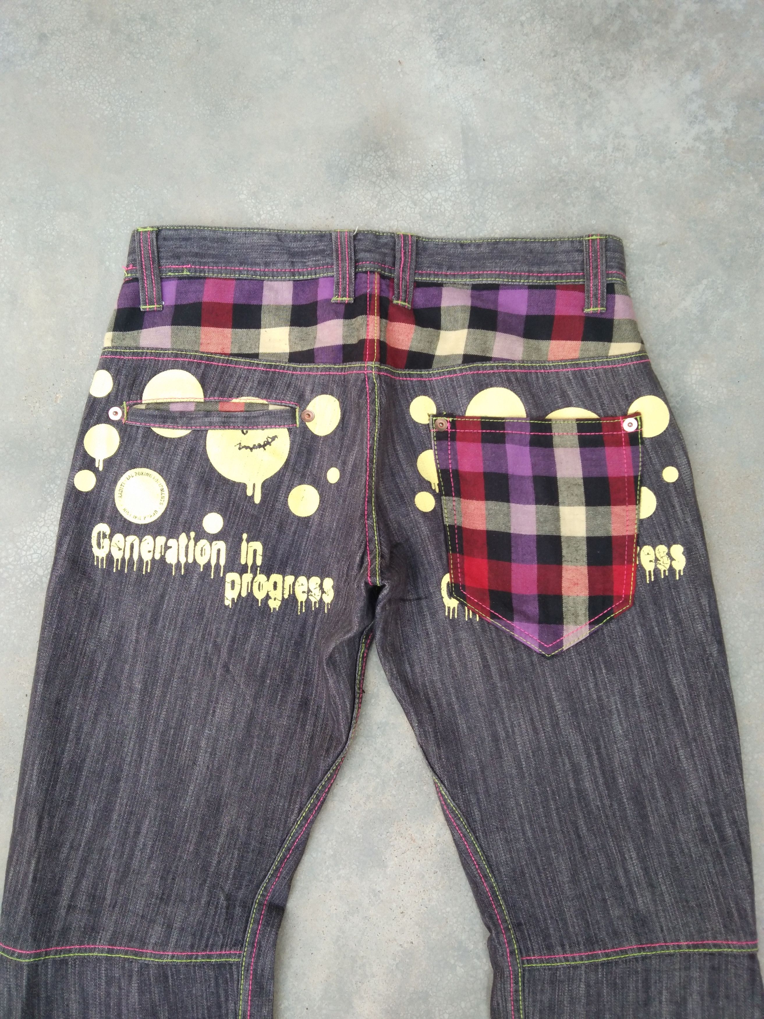 Japanese Brand × Vintage Japan Brand Dominate Engineered Jeans Retro Punk Style 33x32 Size US 33 - 5 Thumbnail