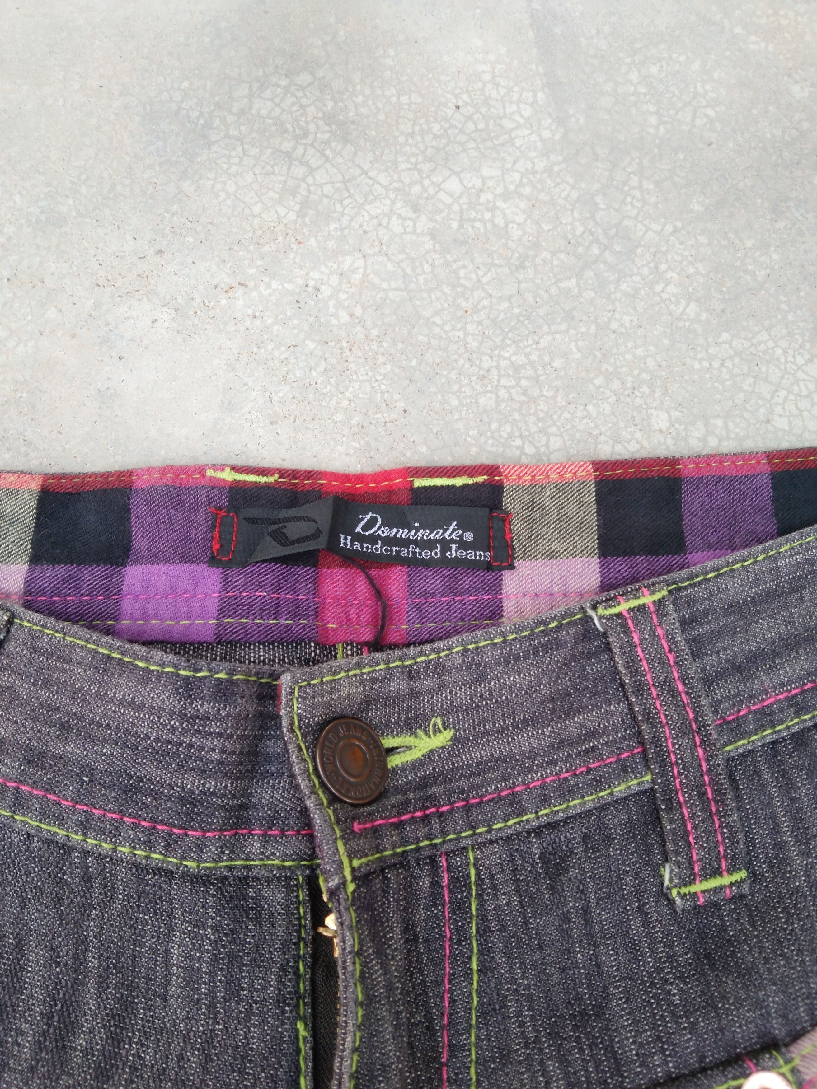 Japanese Brand × Vintage Japan Brand Dominate Engineered Jeans Retro Punk Style 33x32 Size US 33 - 6 Thumbnail