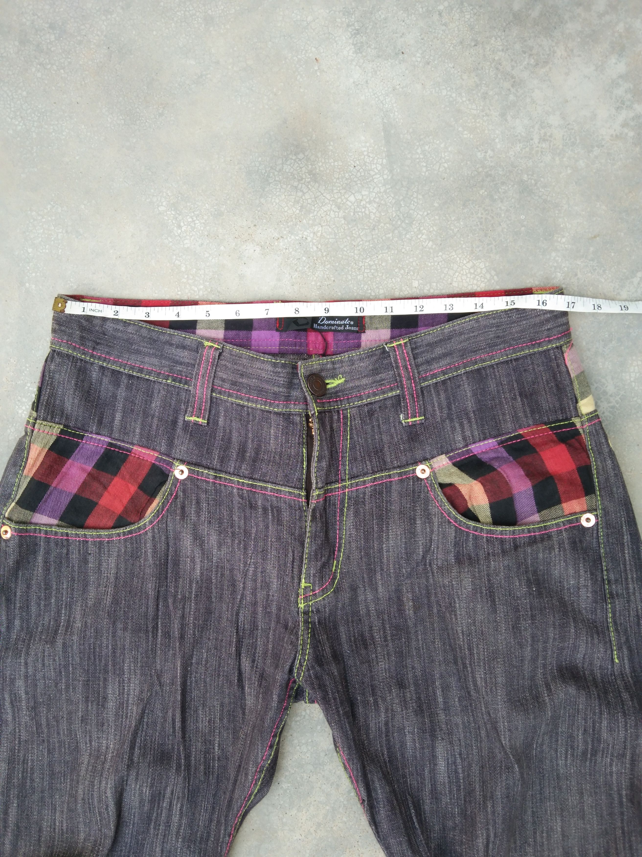 Japanese Brand × Vintage Japan Brand Dominate Engineered Jeans Retro Punk Style 33x32 Size US 33 - 4 Thumbnail