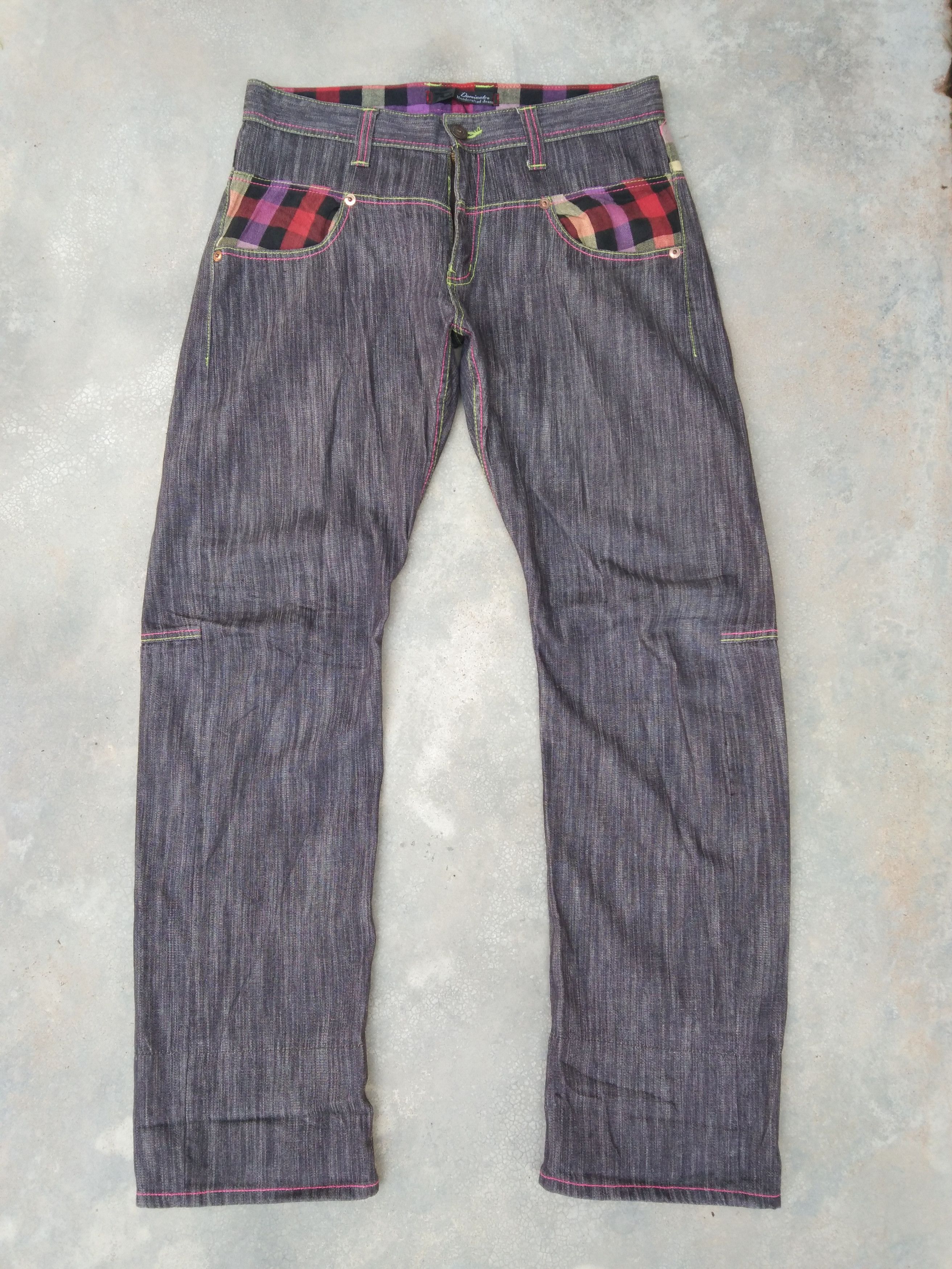 Japanese Brand × Vintage Japan Brand Dominate Engineered Jeans Retro Punk Style 33x32 Size US 33 - 2 Thumbnail