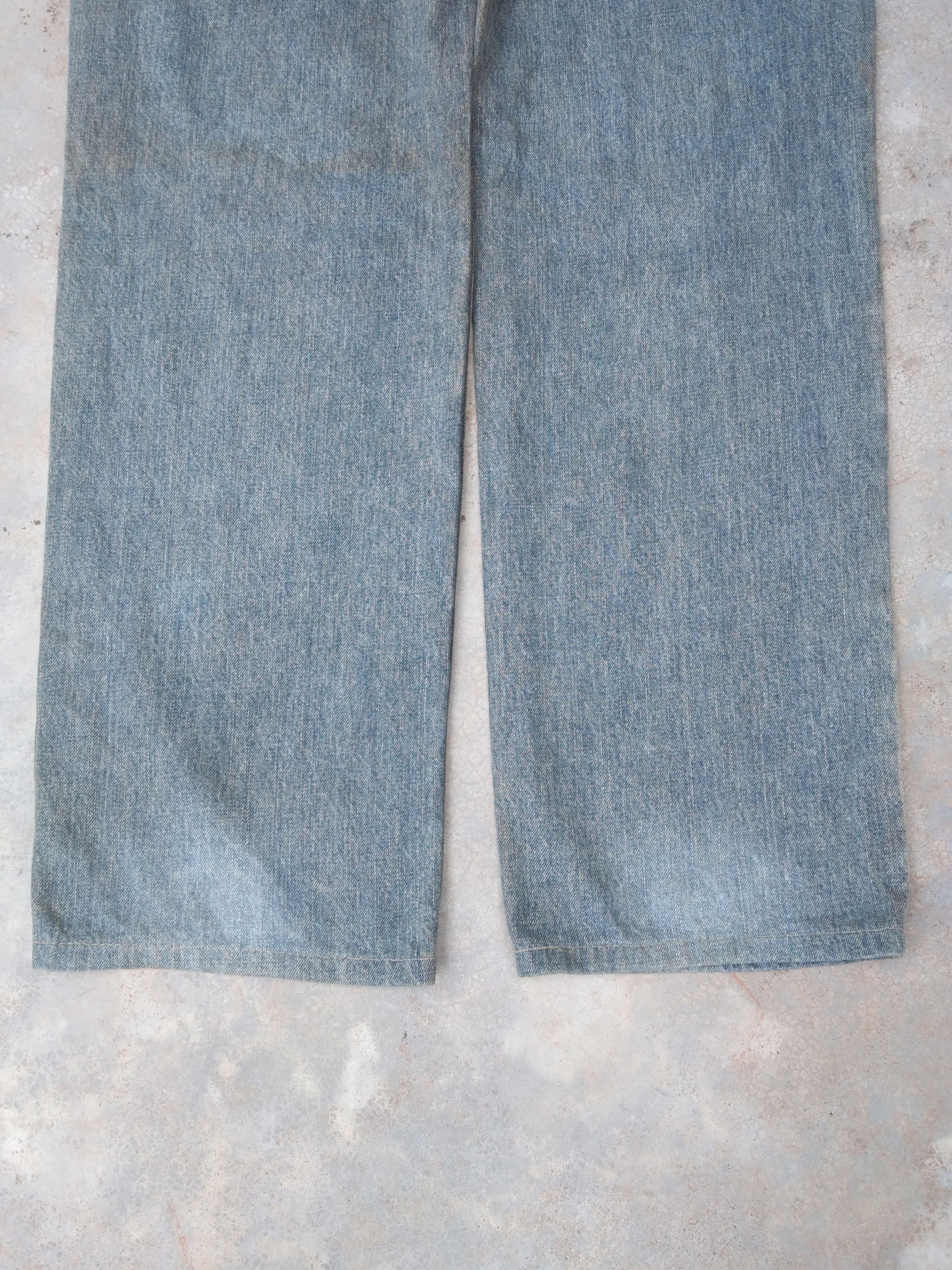 Levi's Vintage Levi's Jeans 502 Distressed Straight Leg 33x31 Size US 33 - 3 Thumbnail