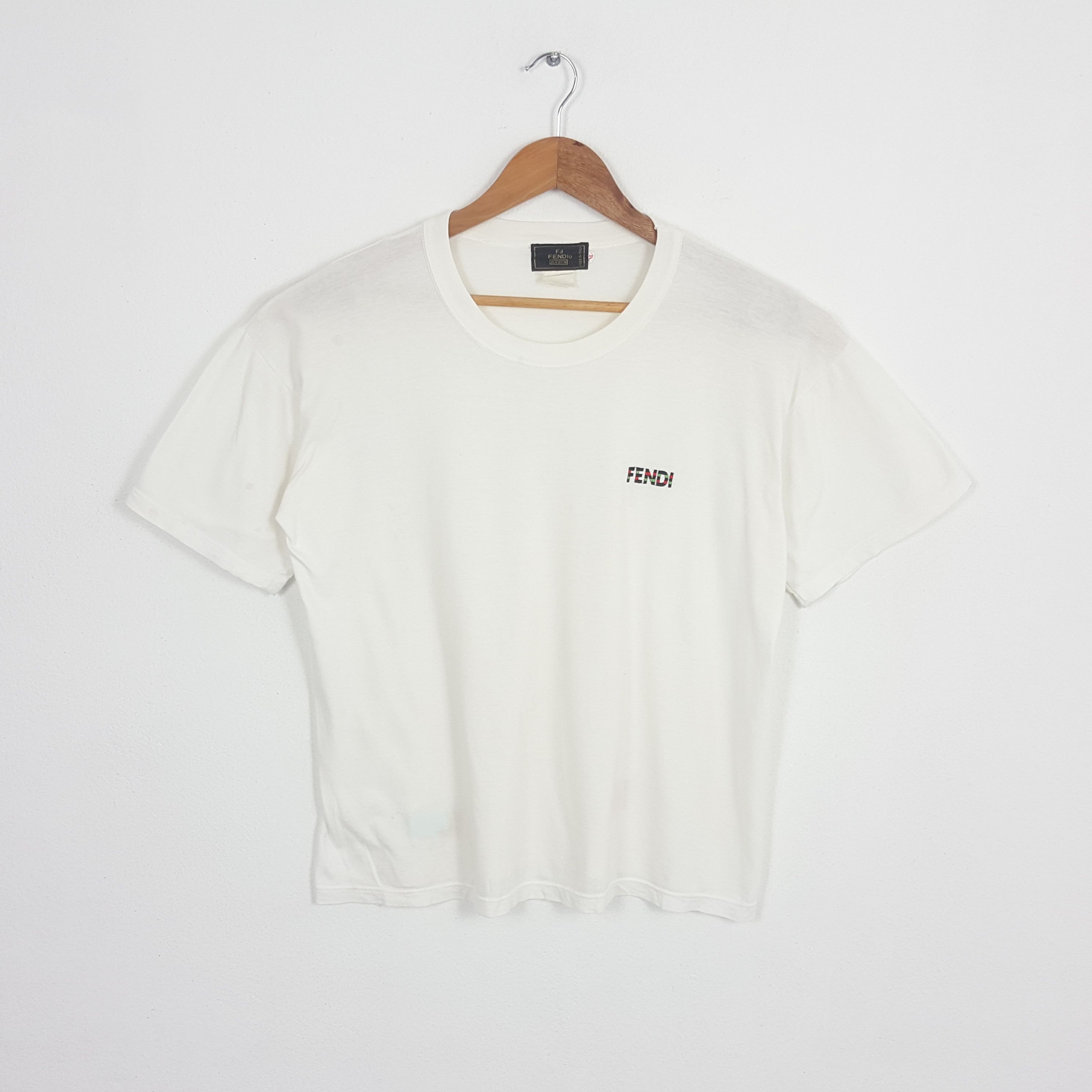 Fendi × Vintage Vintage FENDI Design Italian Designer T-Shirt Size US M / EU 48-50 / 2 - 1 Thumbnail