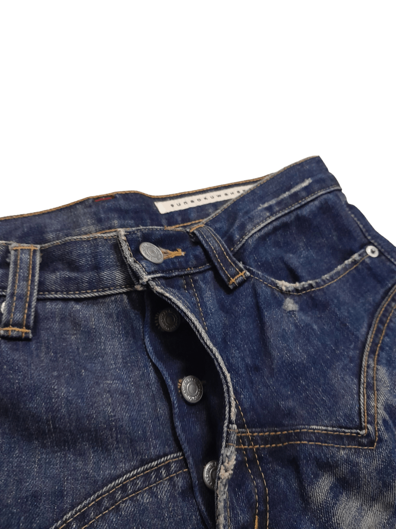Issey Miyake Sunao Kuwahara Issey Miyake Denim Selvedge Japan (E823) W29 Size US 29 - 6 Thumbnail