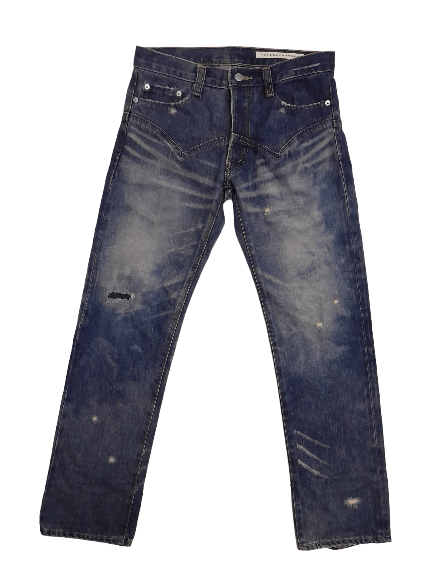 Issey Miyake Sunao Kuwahara Issey Miyake Denim Selvedge Japan (E823) W29 Size US 29 - 4 Thumbnail