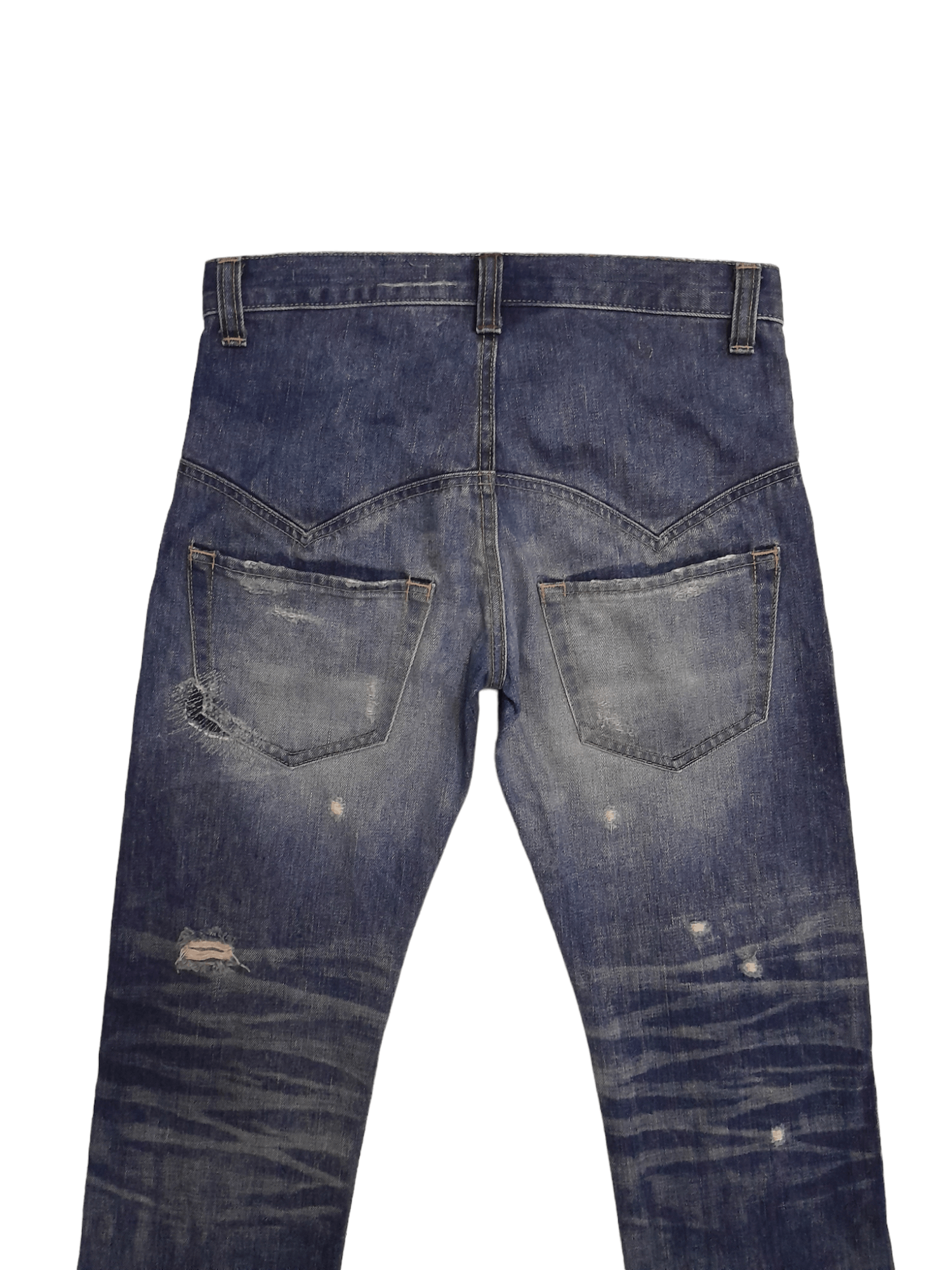 Issey Miyake Sunao Kuwahara Issey Miyake Denim Selvedge Japan (E823) W29 Size US 29 - 2 Thumbnail