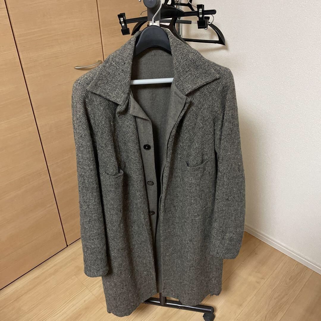 Burberry tweed fashion coat