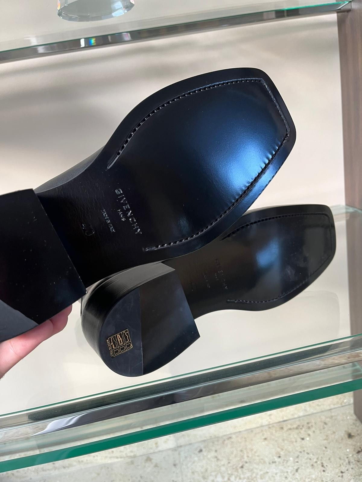 Givenchy Austin Show Silver Toe Box Boots in Black Size US 7 / EU 40 - 18 Thumbnail