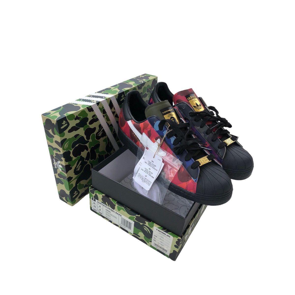Adidas Bape x Adidas Superstar 80s Size US 8 / EU 41 - 6 Thumbnail