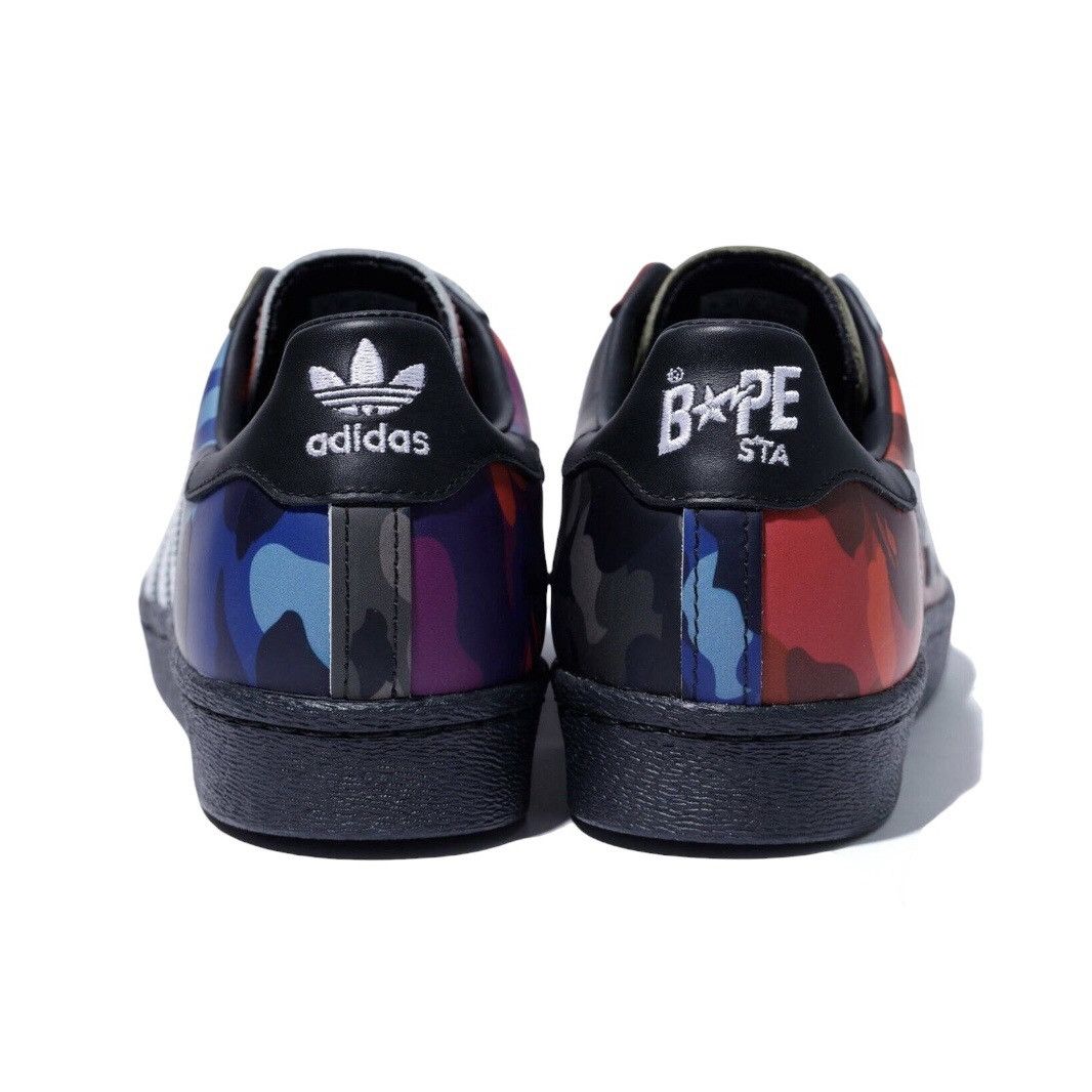 Adidas Bape x Adidas Superstar 80s Size US 8 / EU 41 - 4 Thumbnail