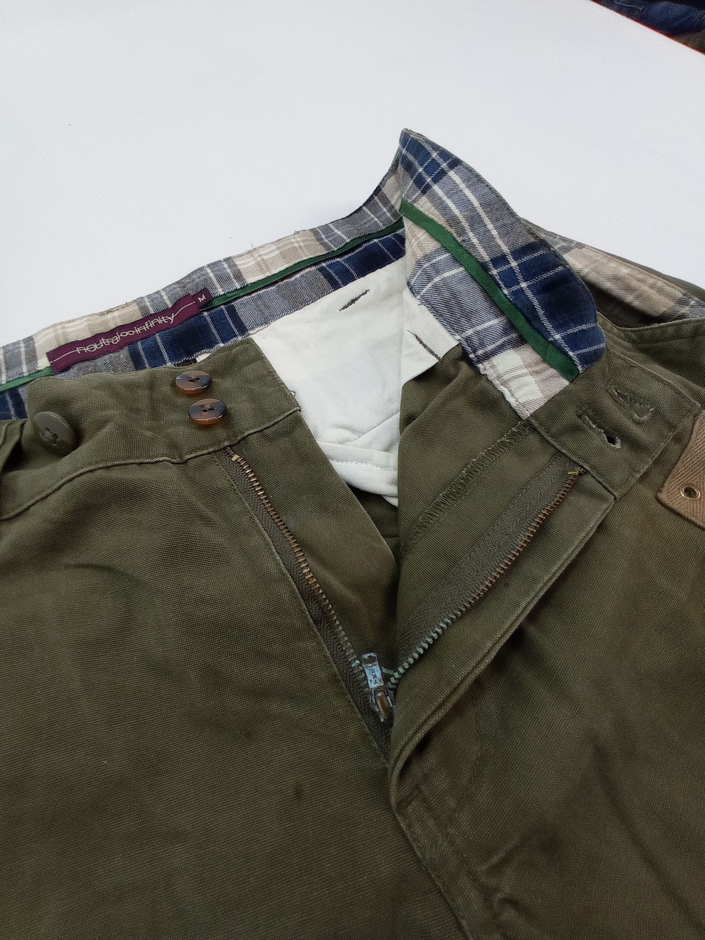 Japanese Brand Neutral Infinity Buckle Back Cargo Pants Size US 32 / EU 48 - 4 Thumbnail
