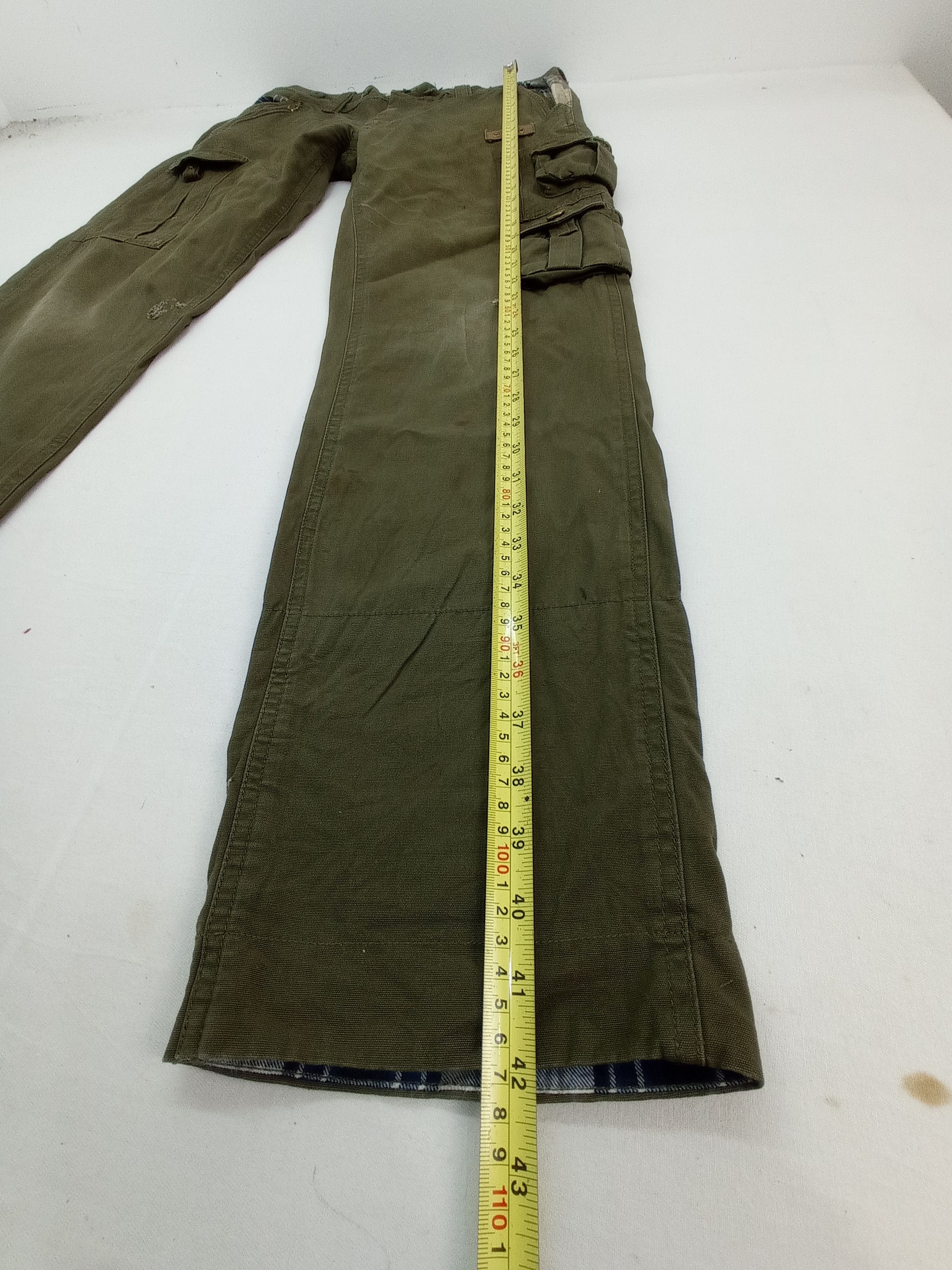 Japanese Brand Neutral Infinity Buckle Back Cargo Pants Size US 32 / EU 48 - 18 Thumbnail