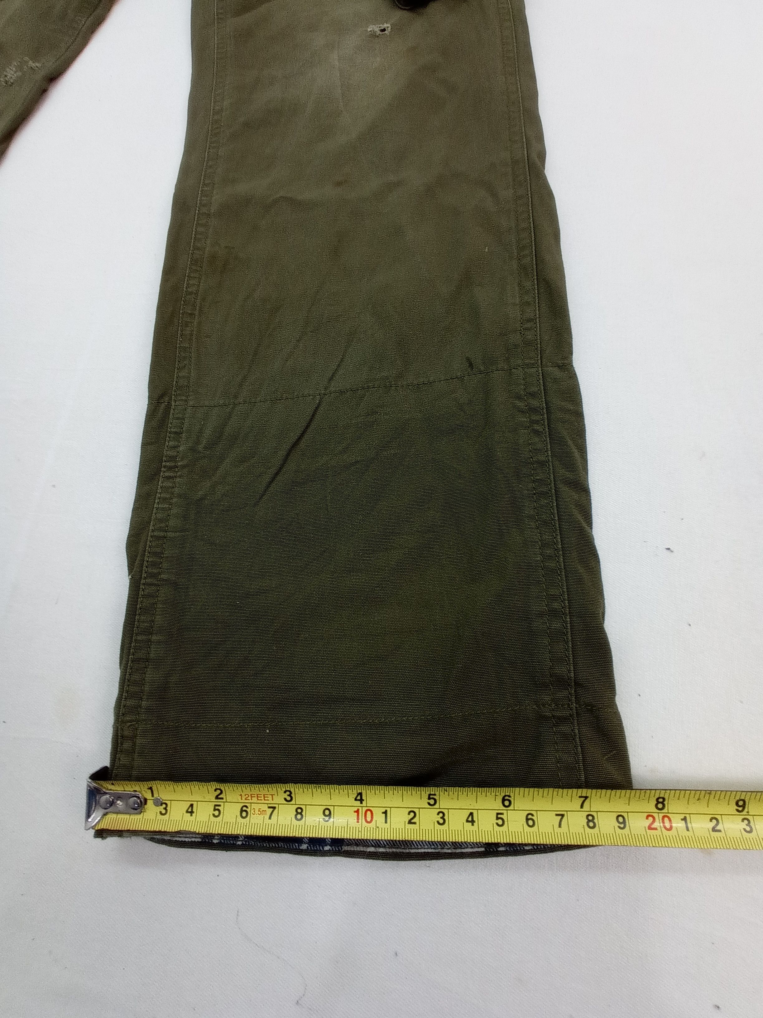 Japanese Brand Neutral Infinity Buckle Back Cargo Pants Size US 32 / EU 48 - 19 Thumbnail