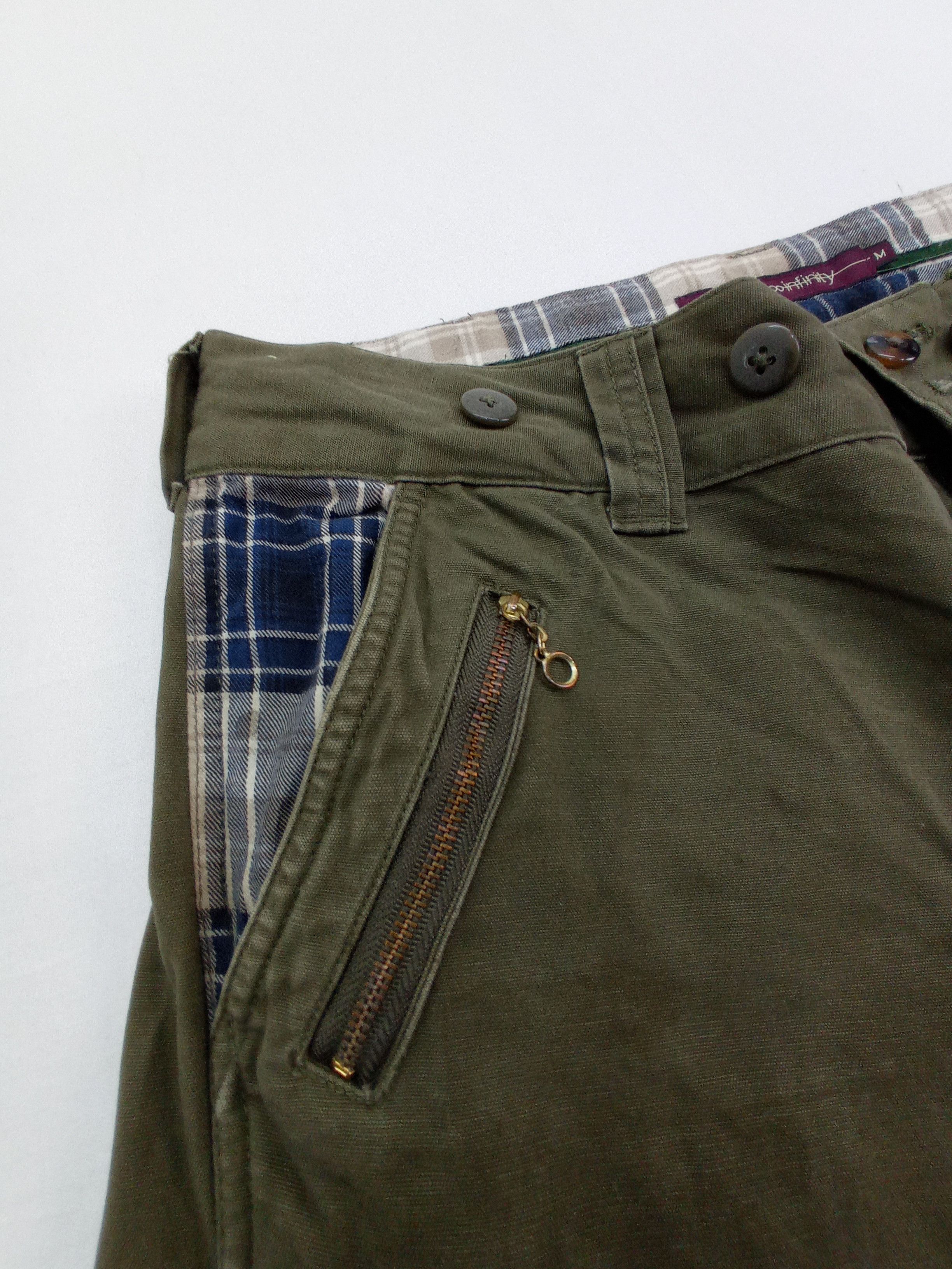 Japanese Brand Neutral Infinity Buckle Back Cargo Pants Size US 32 / EU 48 - 3 Thumbnail