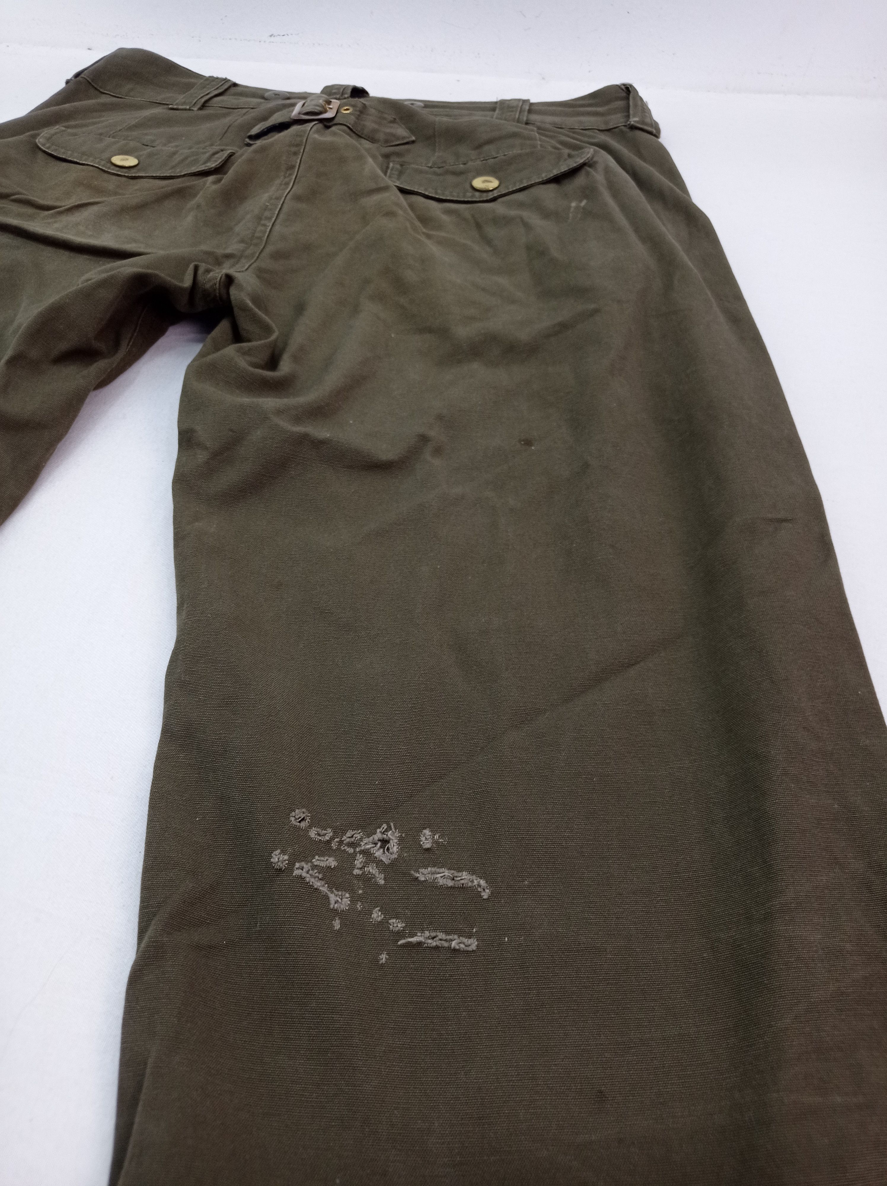 Japanese Brand Neutral Infinity Buckle Back Cargo Pants Size US 32 / EU 48 - 14 Thumbnail