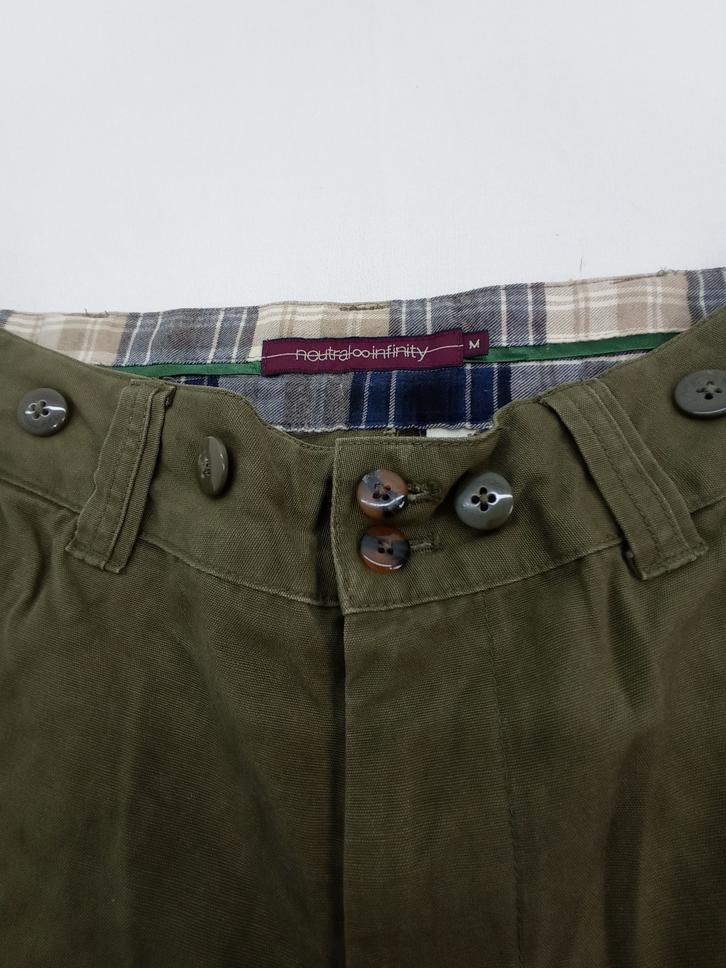 Japanese Brand Neutral Infinity Buckle Back Cargo Pants Size US 32 / EU 48 - 5 Thumbnail