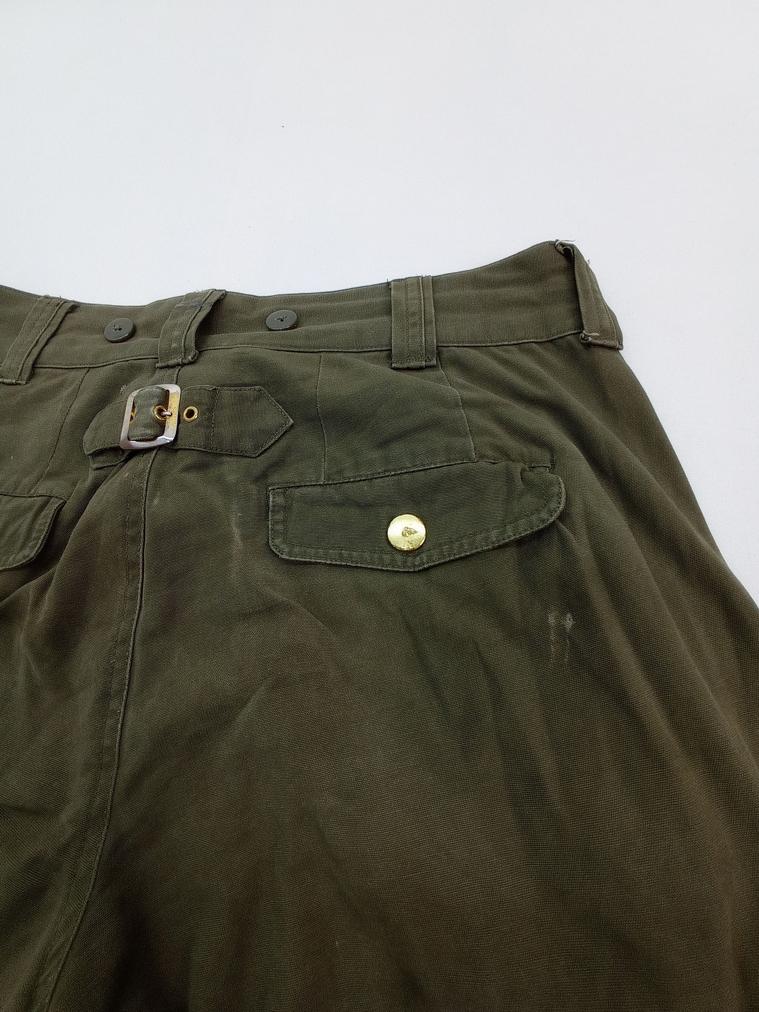 Japanese Brand Neutral Infinity Buckle Back Cargo Pants Size US 32 / EU 48 - 11 Thumbnail