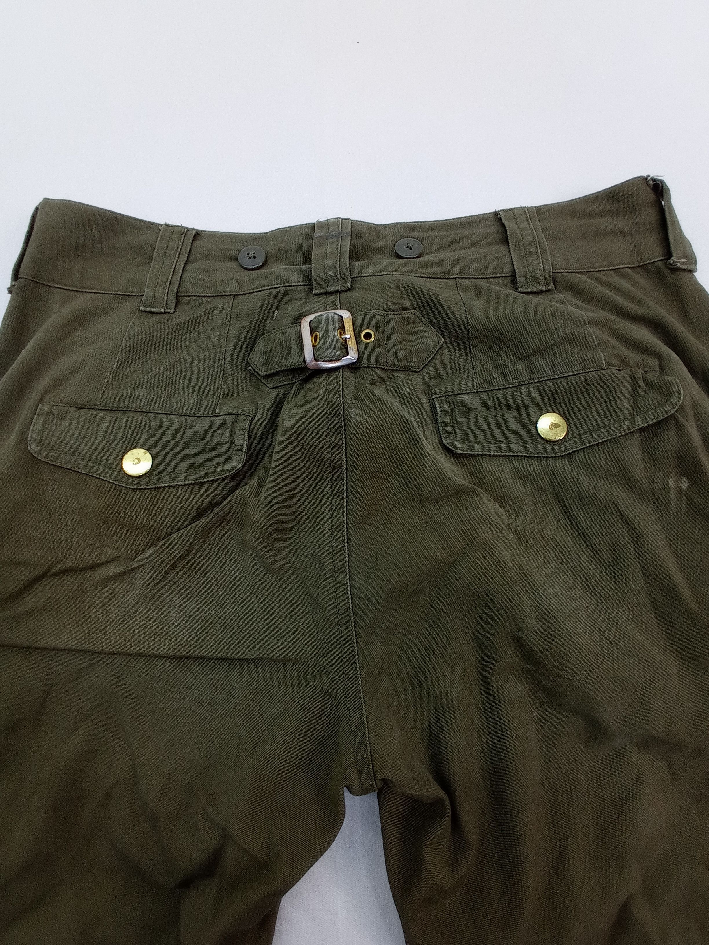 Japanese Brand Neutral Infinity Buckle Back Cargo Pants Size US 32 / EU 48 - 12 Thumbnail
