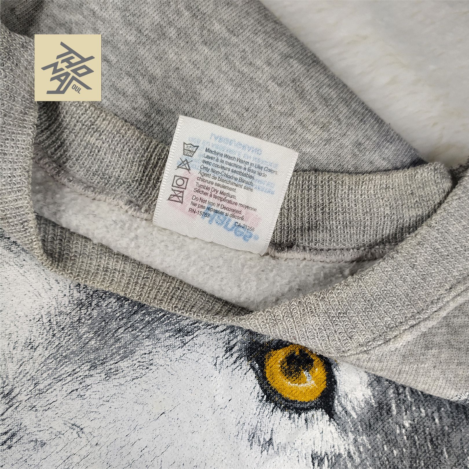 Vintage Vintage 90s Hanes Lone Wolf Size US L / EU 52-54 / 3 - 6 Thumbnail