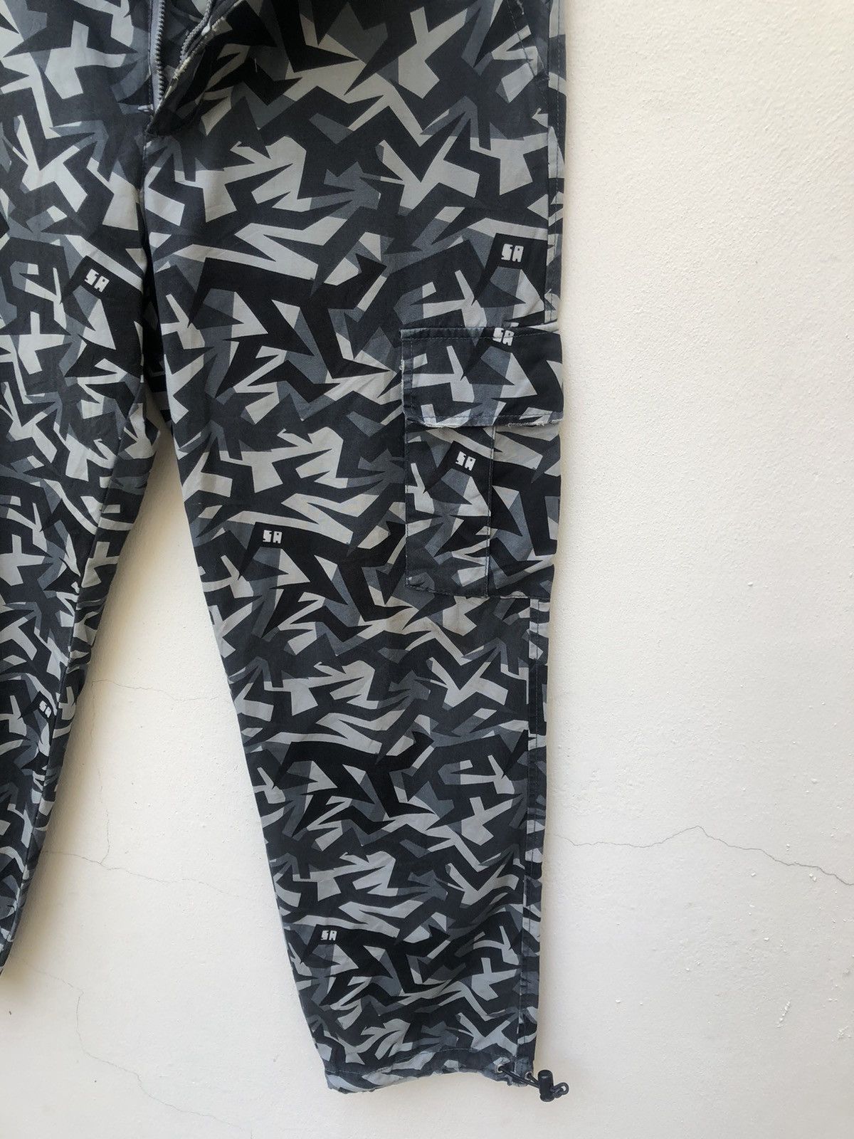 Vintage VTG Satan Arbeit Japan Distress Camo Cargo Trouser Pant Size US 30 / EU 46 - 14 Thumbnail