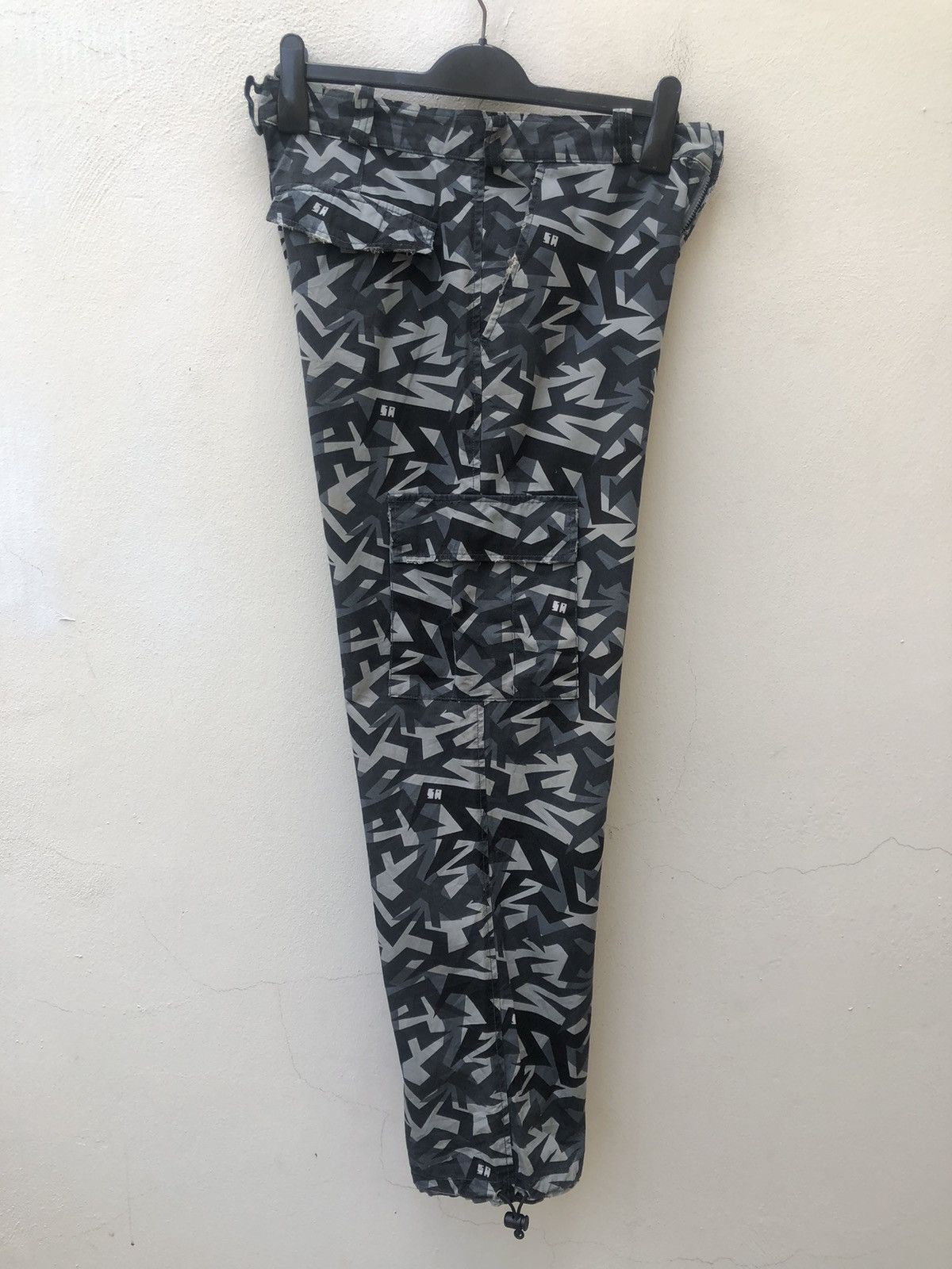 Vintage VTG Satan Arbeit Japan Distress Camo Cargo Trouser Pant Size US 30 / EU 46 - 20 Thumbnail
