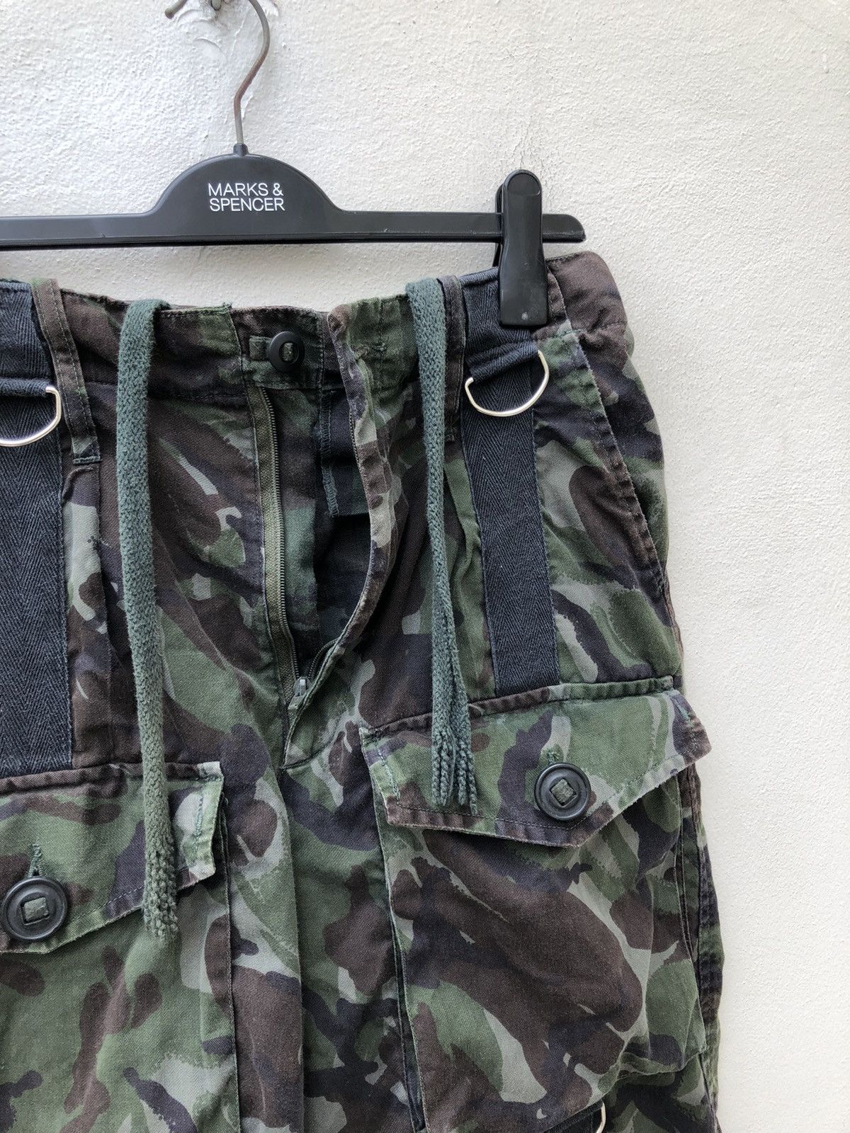 Vintage OCTA Reconstructed Camo Cargo Trouser Pant Size US 30 / EU 46 - 4 Thumbnail