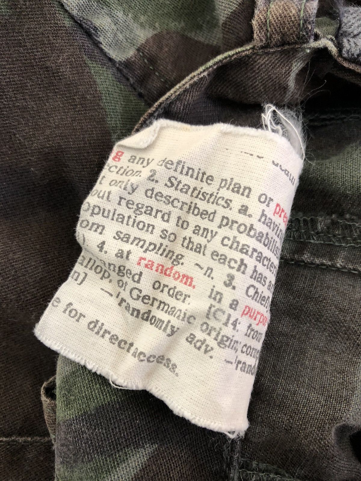 Vintage OCTA Reconstructed Camo Cargo Trouser Pant Size US 30 / EU 46 - 20 Thumbnail