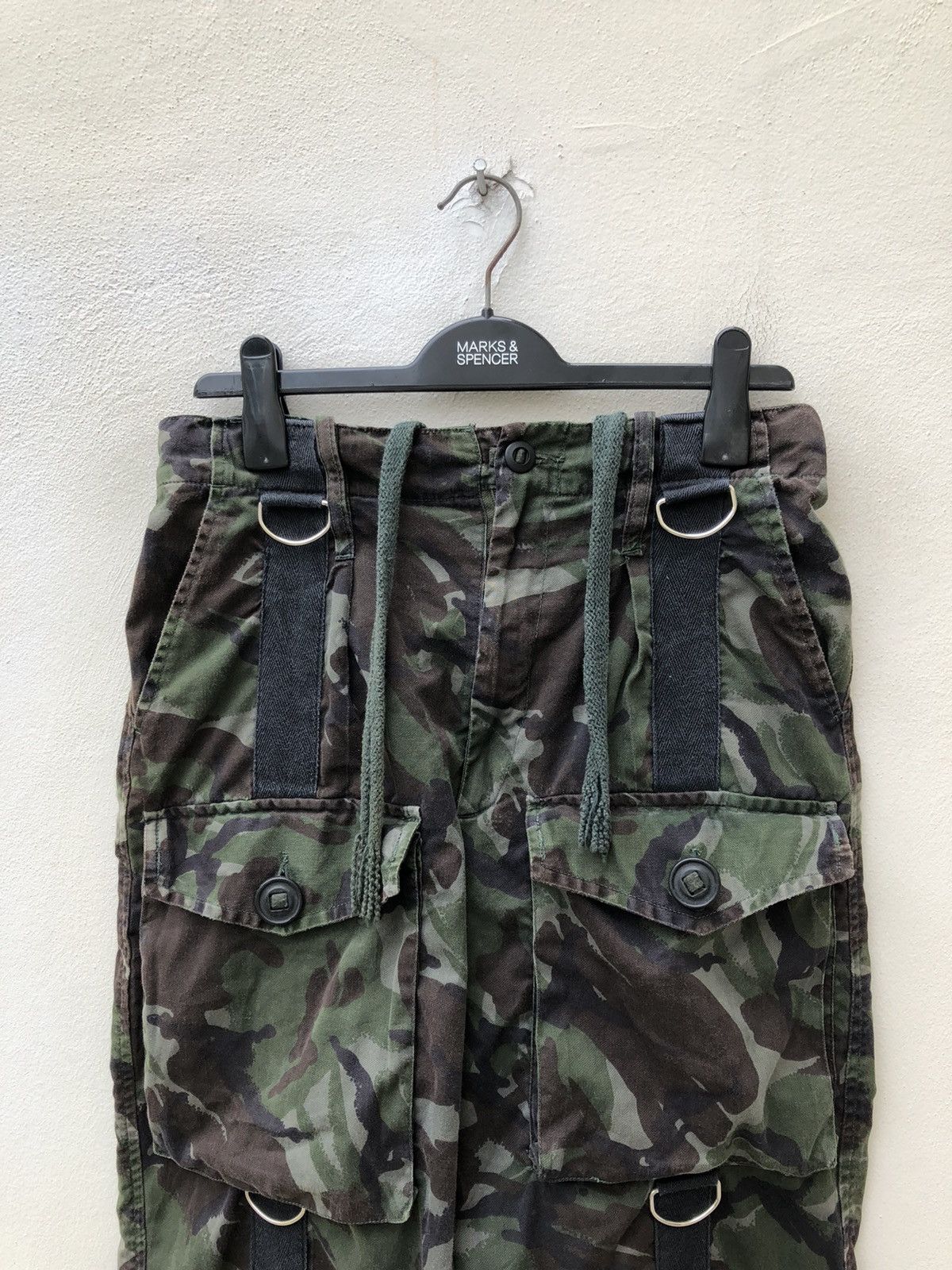 Vintage OCTA Reconstructed Camo Cargo Trouser Pant Size US 30 / EU 46 - 2 Thumbnail