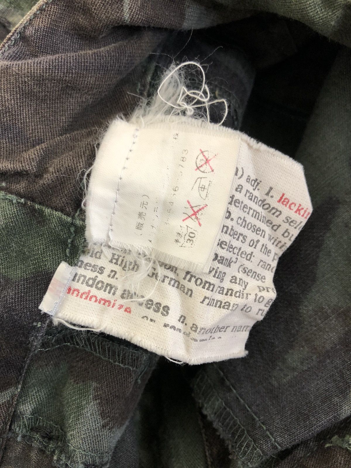 Vintage OCTA Reconstructed Camo Cargo Trouser Pant Size US 30 / EU 46 - 19 Thumbnail