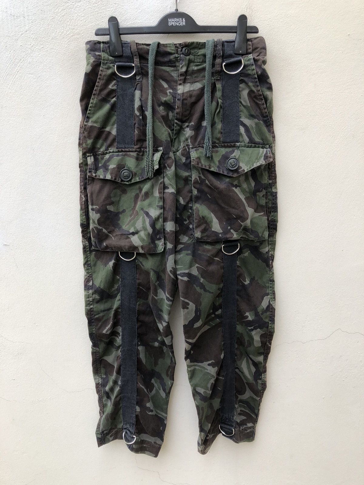 Vintage OCTA Reconstructed Camo Cargo Trouser Pant Size US 30 / EU 46 - 1 Thumbnail