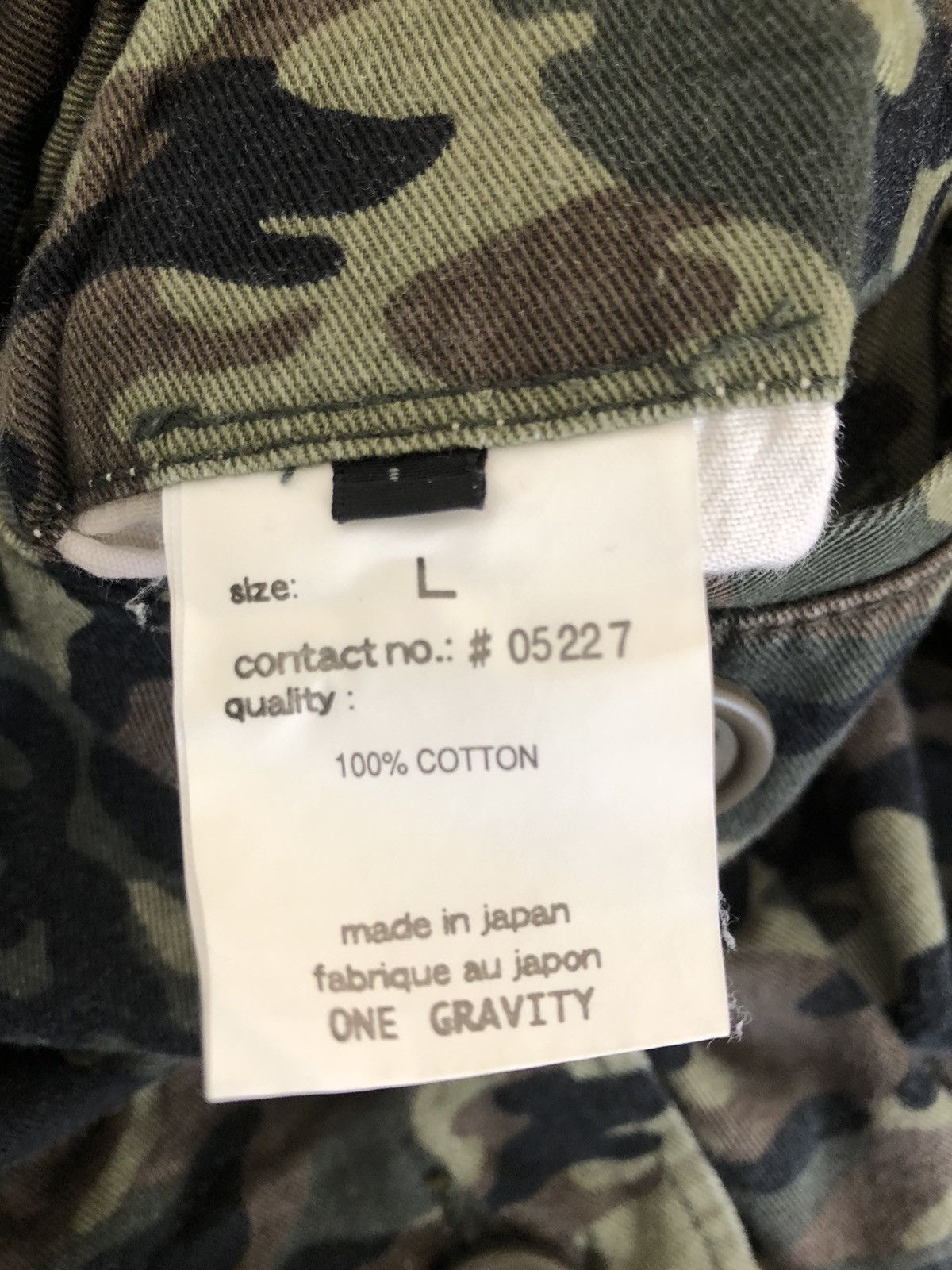 Vintage One Gravity Japan Camo Cargo Trouser Size US 34 / EU 50 - 20 Thumbnail