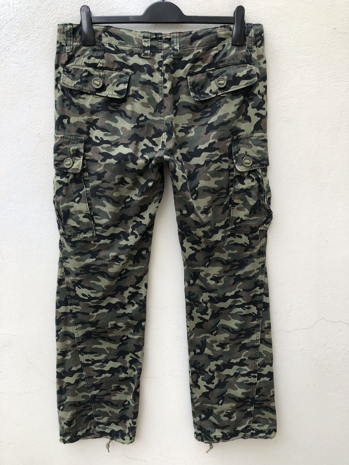Vintage One Gravity Japan Camo Cargo Trouser Size US 34 / EU 50 - 14 Thumbnail