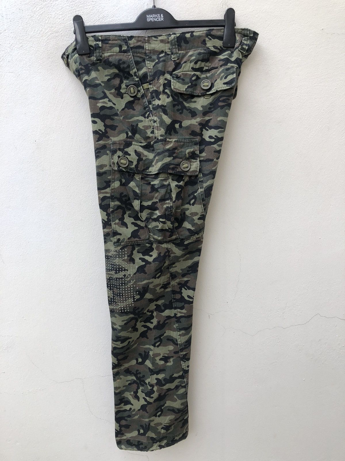 Vintage One Gravity Japan Camo Cargo Trouser Size US 34 / EU 50 - 16 Thumbnail