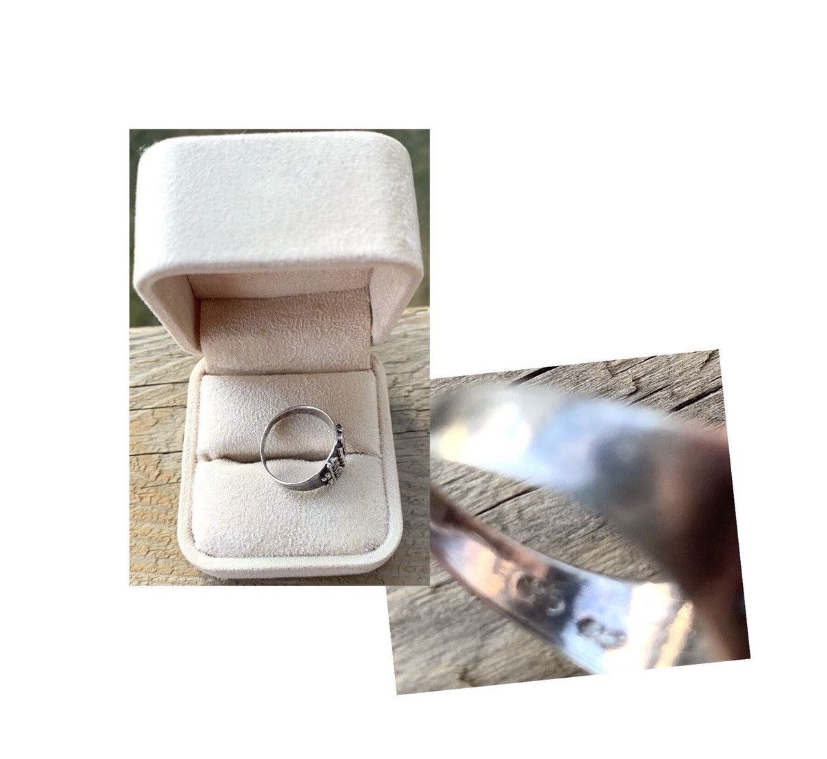 Vintage Vintage Silver Ring Modern Sterling Jewelry 925 + Gift Box Size ONE SIZE - 7 Thumbnail