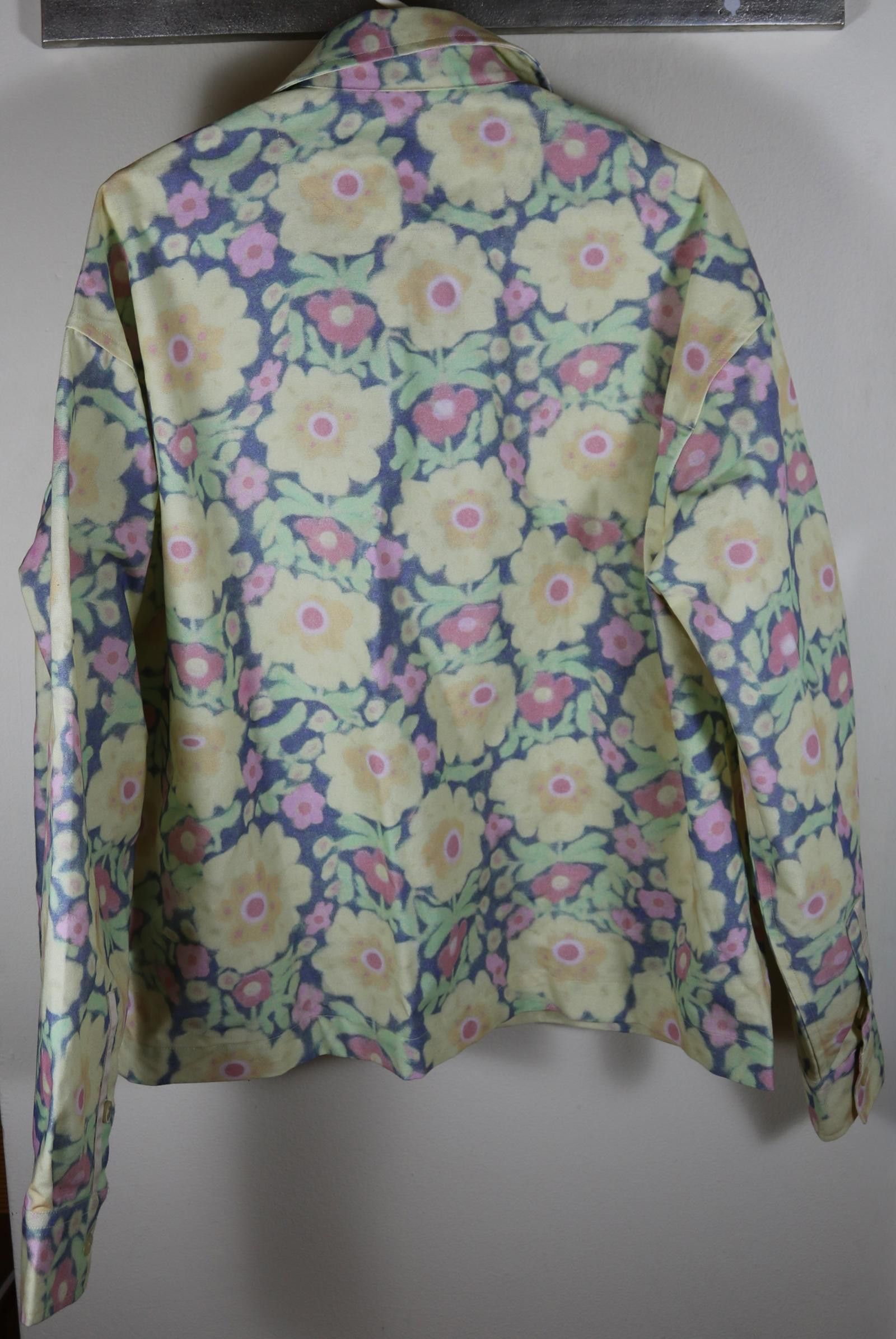 Jacquemus Jacquemus Floral Print Papier Chemise Shirt Jacket 52 XL Size US XL / EU 56 / 4 - 4 Thumbnail
