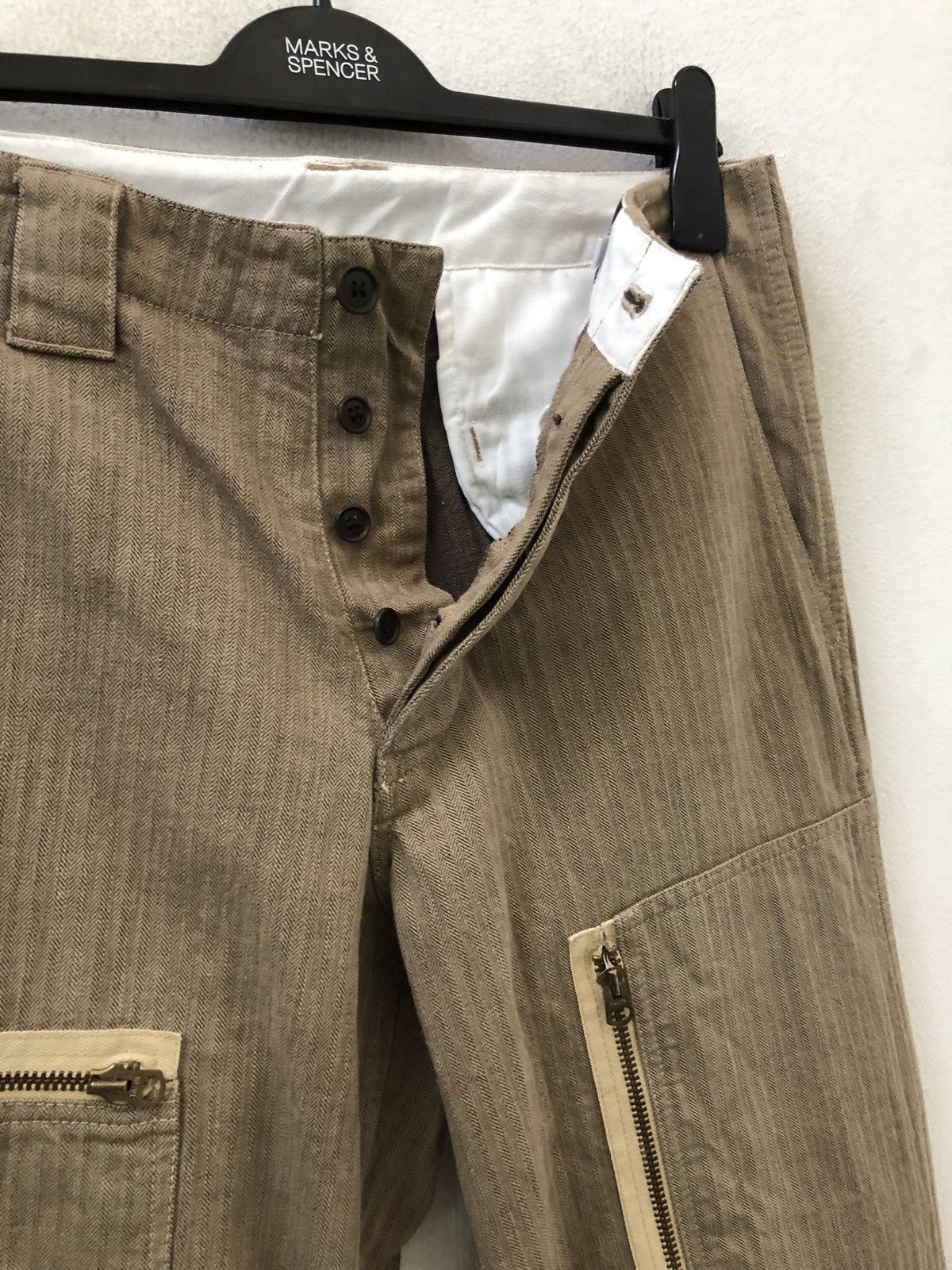 Full Count & Co. Full Count 2004 Thick HBT Tactical Parachute Cargo Size US 32 / EU 48 - 6 Thumbnail