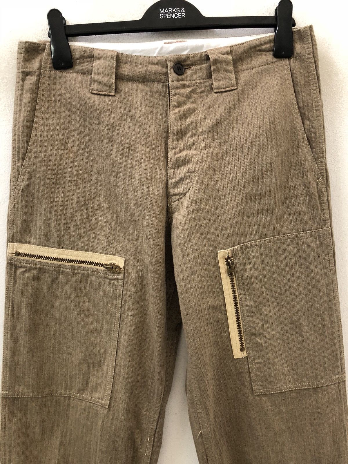 Full Count & Co. Full Count 2004 Thick HBT Tactical Parachute Cargo Size US 32 / EU 48 - 2 Thumbnail