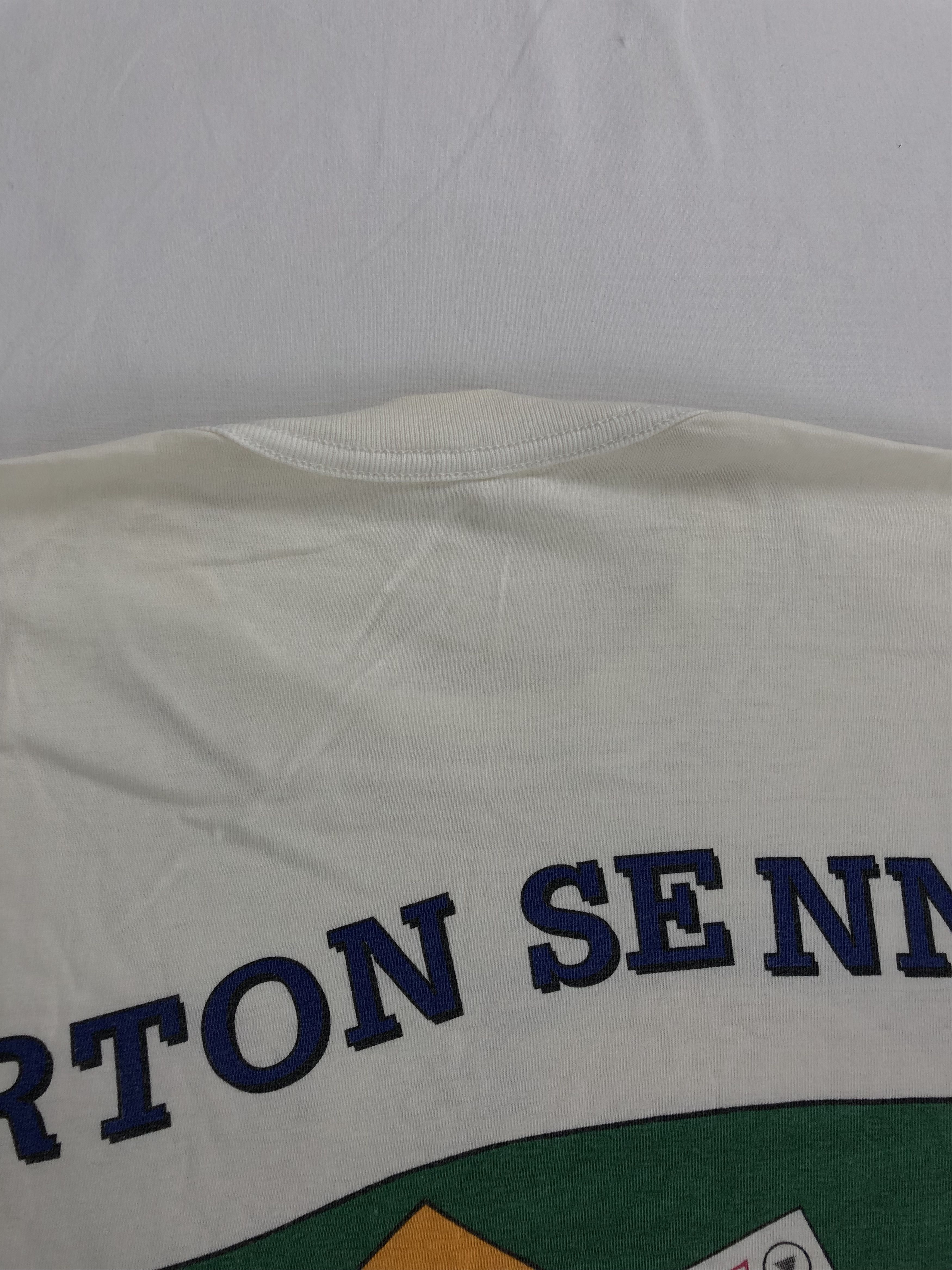 Formula 1 Vintage 90s Ayrton Senna Formula 1 F1 Renault t-shirt Size US L / EU 52-54 / 3 - 21 Thumbnail
