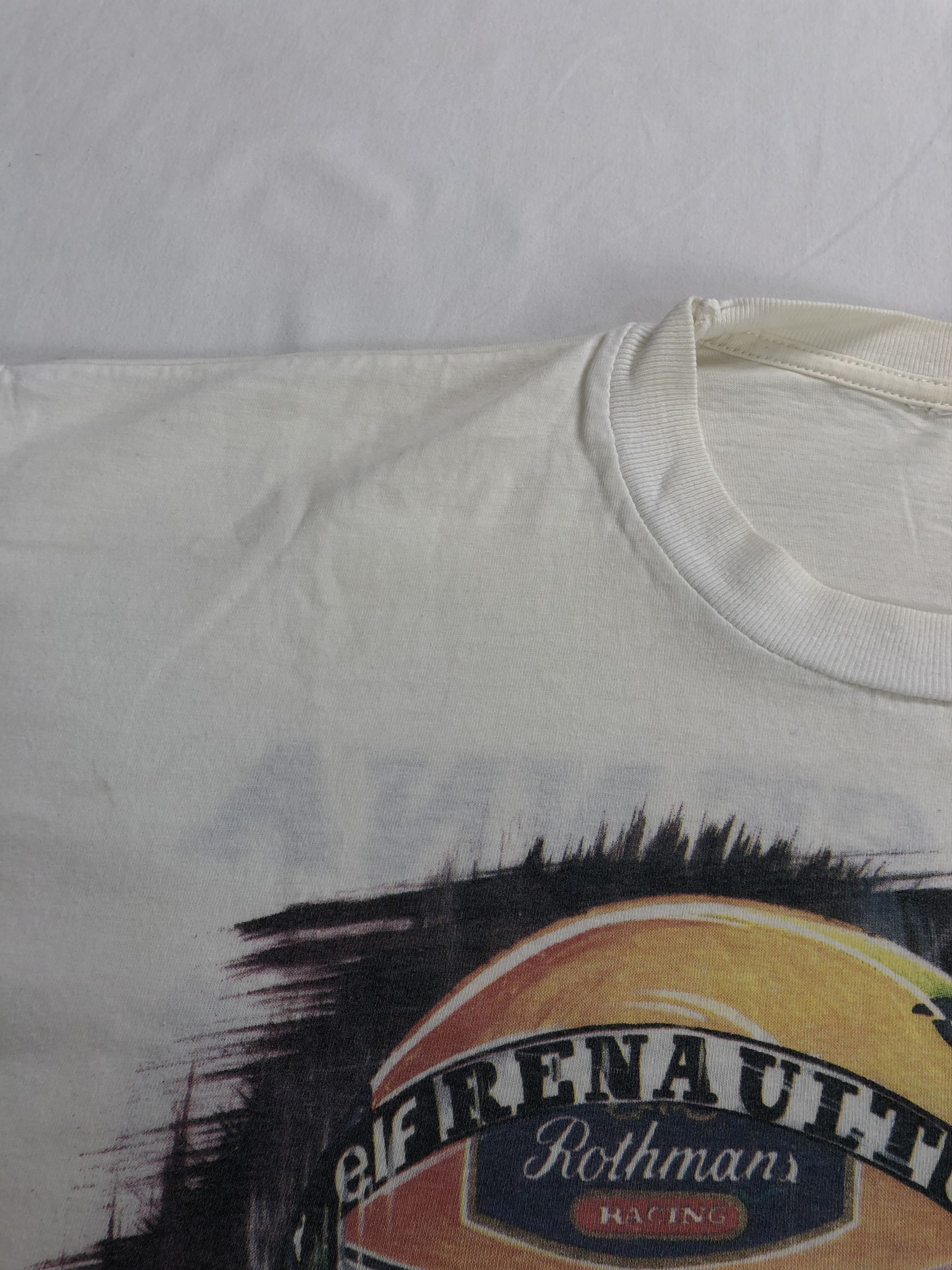 Formula 1 Vintage 90s Ayrton Senna Formula 1 F1 Renault t-shirt Size US L / EU 52-54 / 3 - 8 Thumbnail