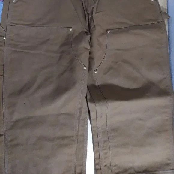 Carhartt × Vintage DS Vintage Carhartt Double Knee Chore Pants Dungarees Size US 42 / EU 58 - 3 Thumbnail